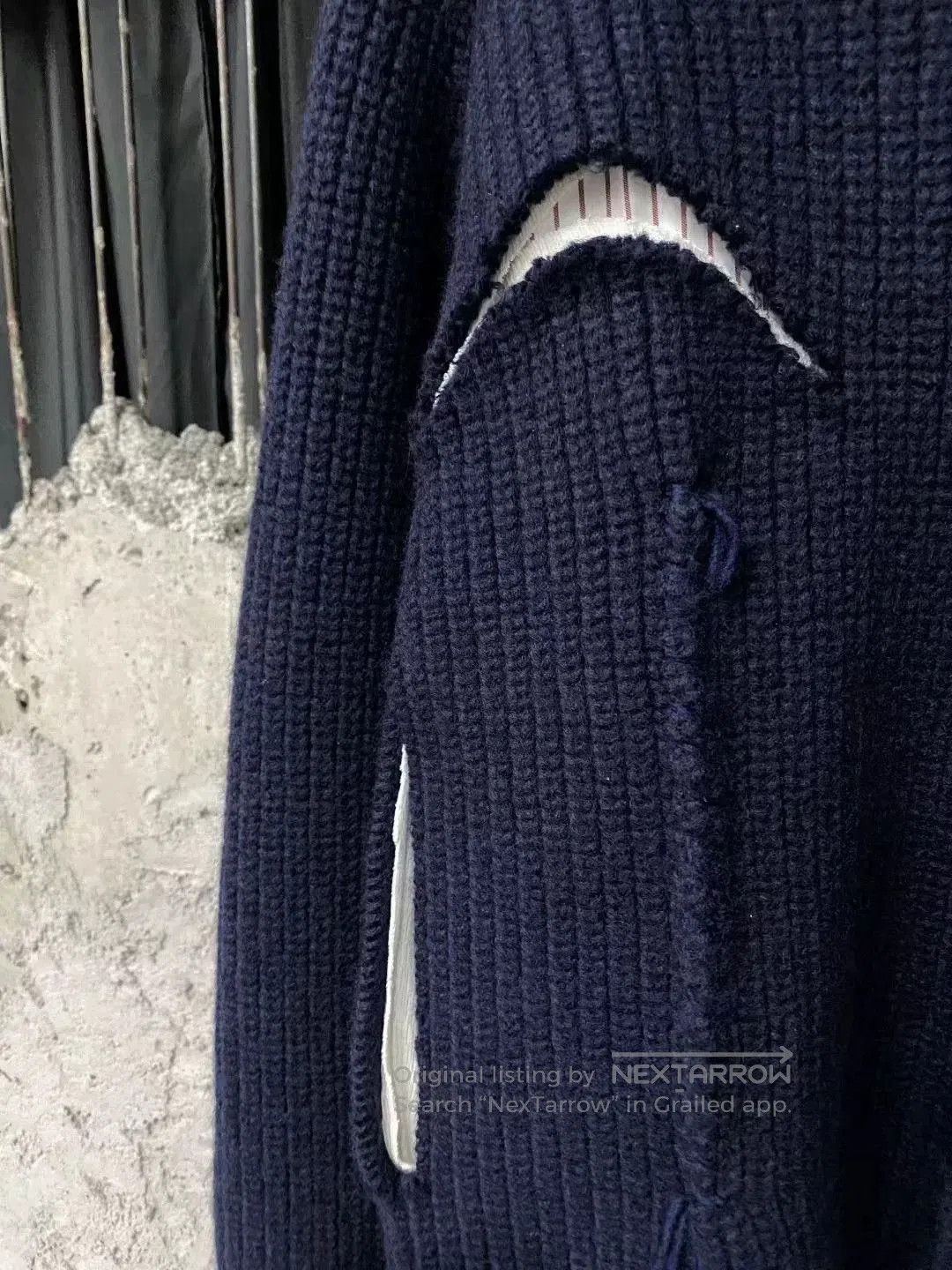 Maison Margiela Maison Margiela Sweater with Shirt Layer. Size US L / EU 52-54 / 3 - 5 Thumbnail