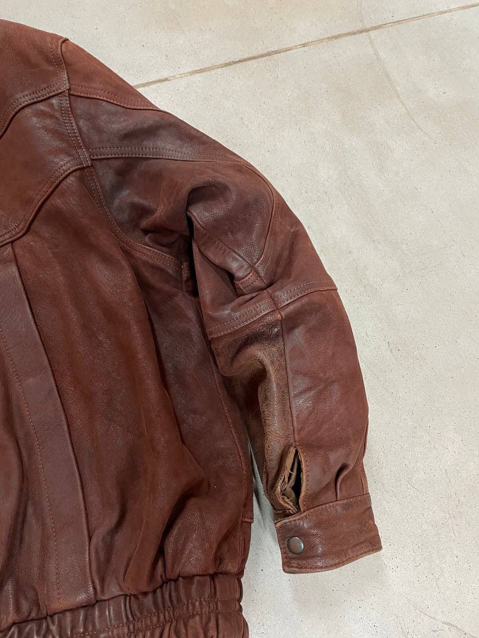 Genuine Leather Y2K True Vintage Leather Jacket Size US L / EU 52-54 / 3 - 7 Thumbnail