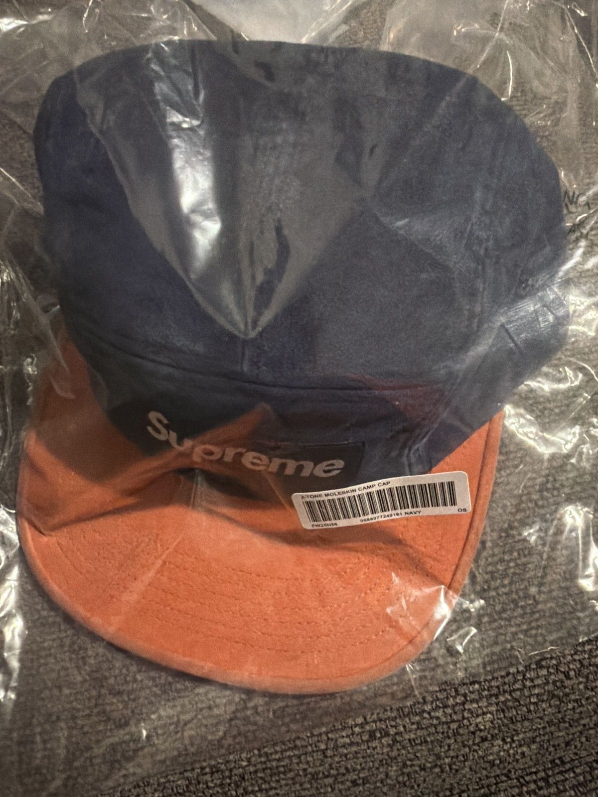 Supreme 2 Tone moleskin Camp Cap Size ONE SIZE - 2 Thumbnail
