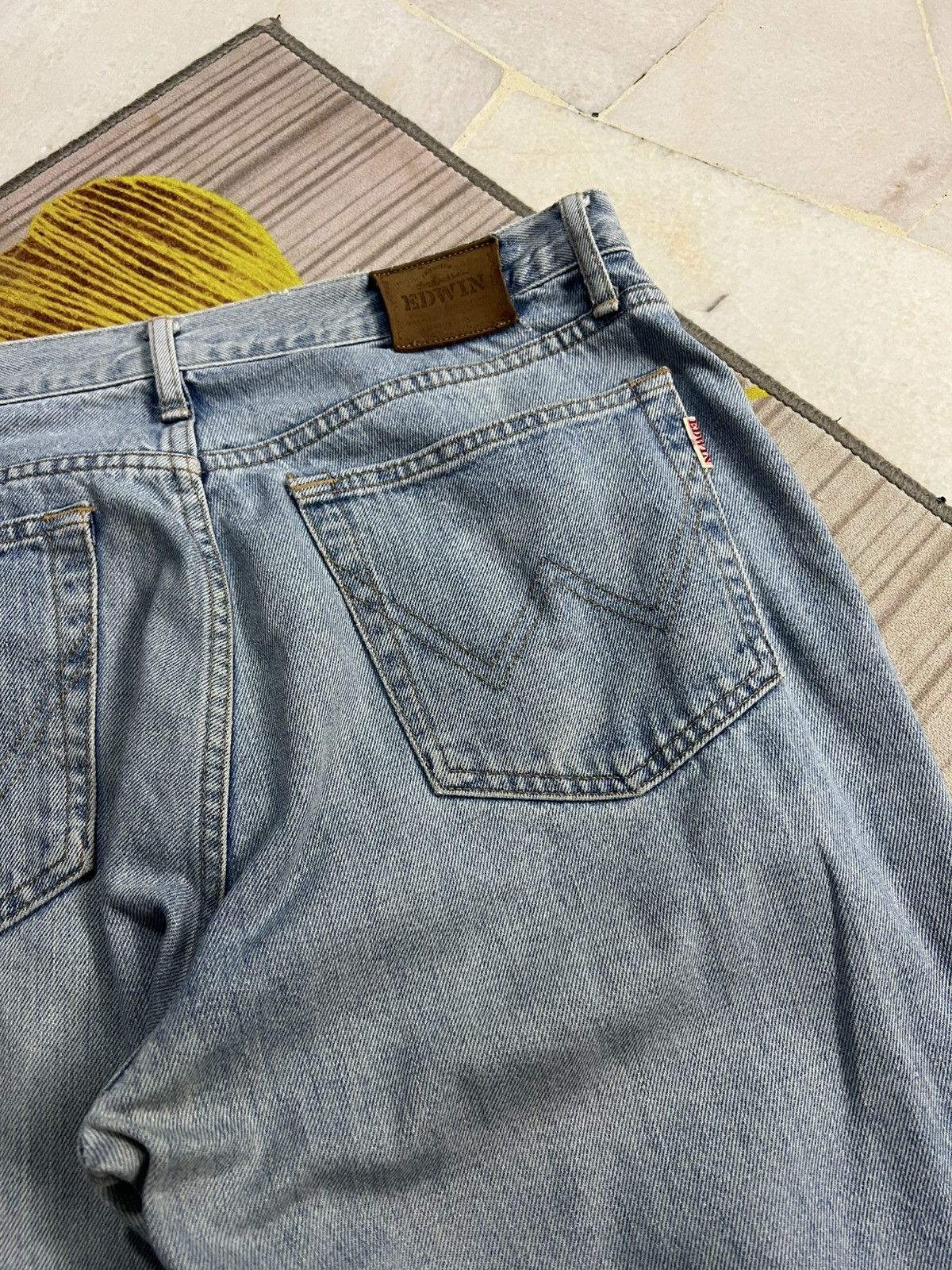 Edwin × If Six Was Nine × Japanese Brand VINTAGE 90’s STYLE EDWIN LIGHT WASH BAGGY JEANS Size US 34 / EU 50 - 11 Thumbnail