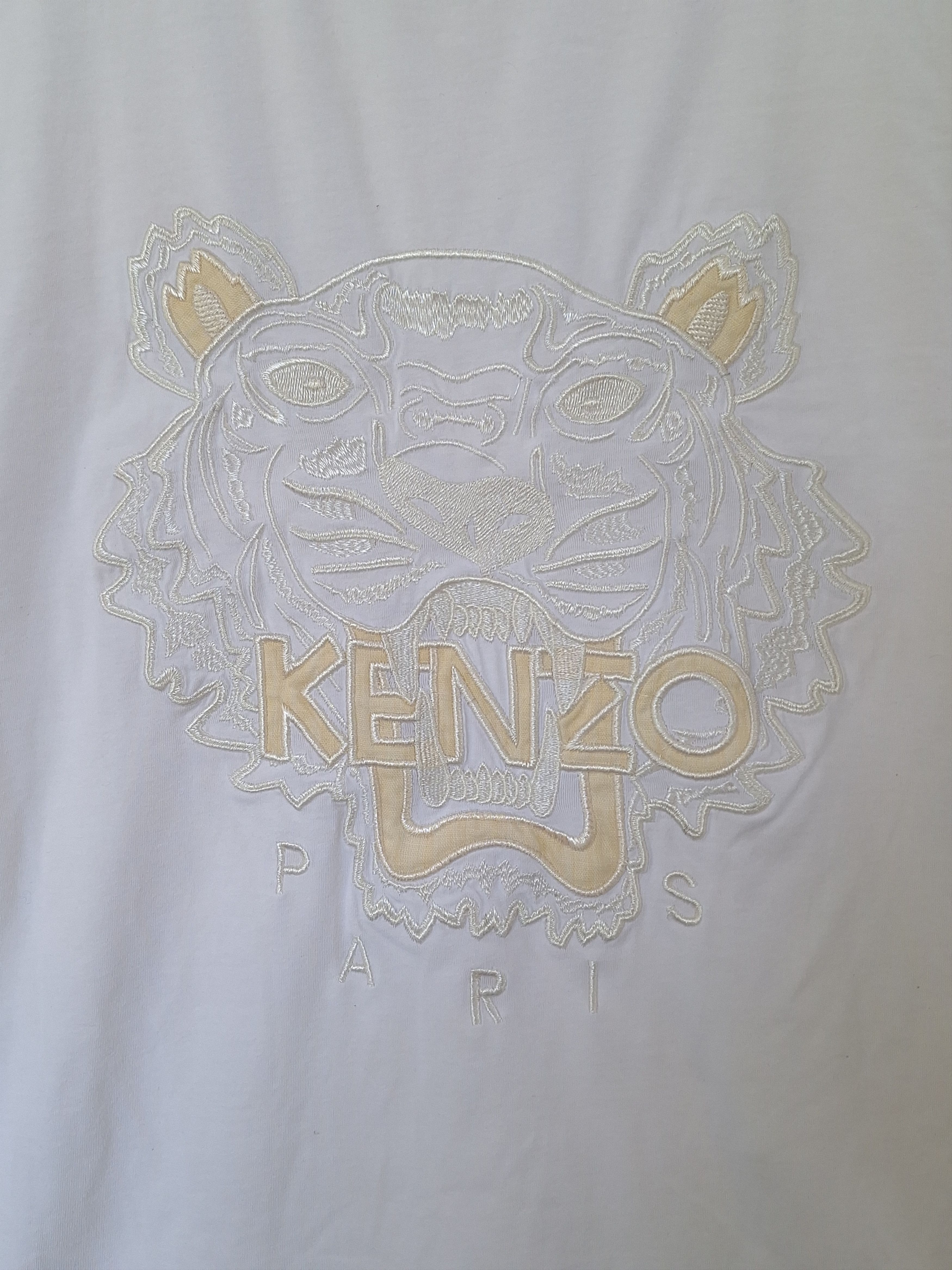 Japanese Brand × Kenzo Kenzo Paris Embroidered Logo Tees t shirt Size US L / EU 52-54 / 3 - 3 Thumbnail
