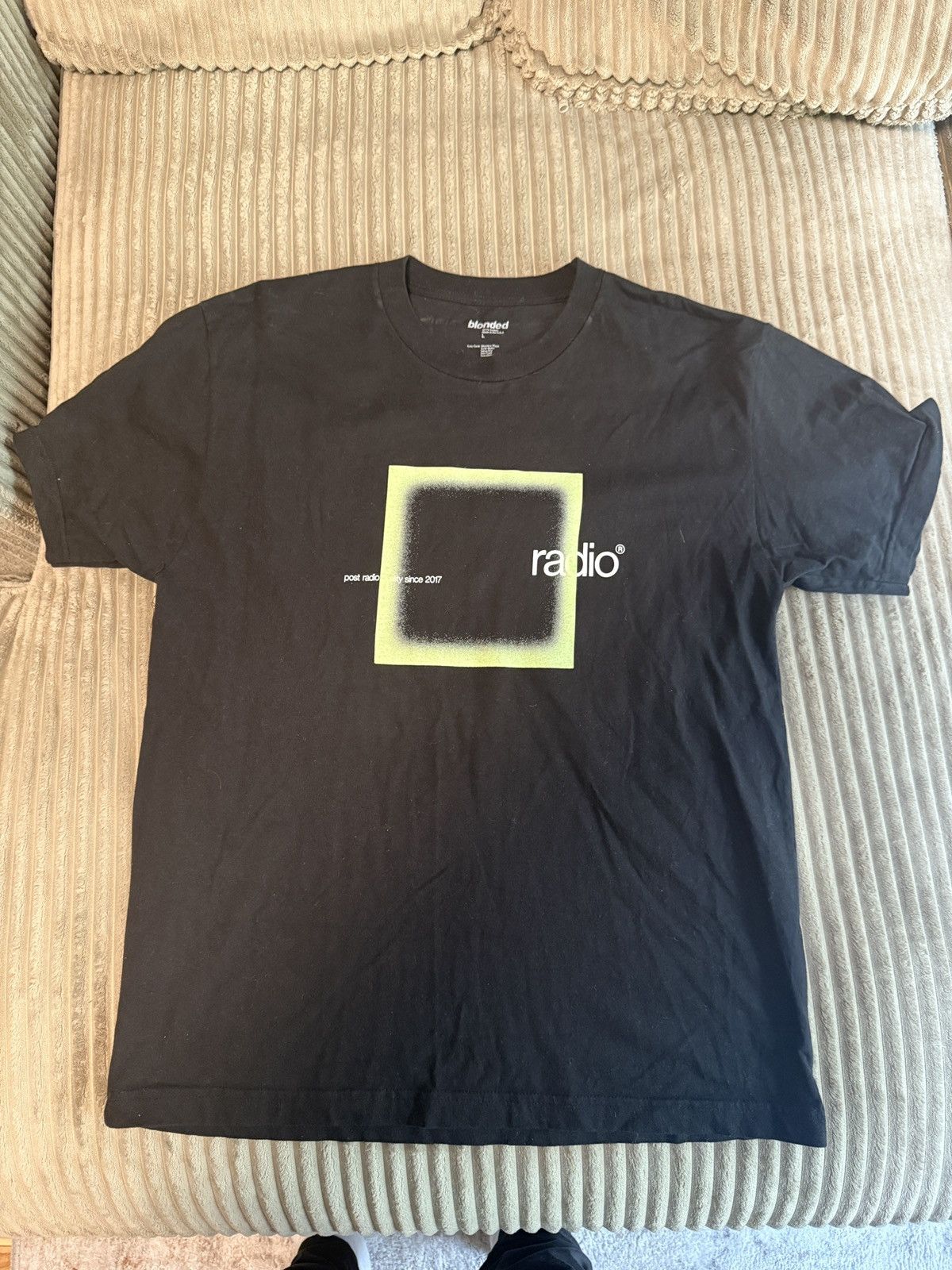 Frank Ocean blonded Tシャツ XL マーチ 黒 Frank Ocean Blonded Logo T-Shirt Black Men's - FW19 - US