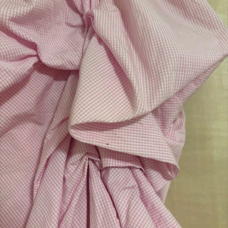Comme des Garcons Comme des Garcons size XS Pink retro plaid overskirt Size 23" - 5 Thumbnail