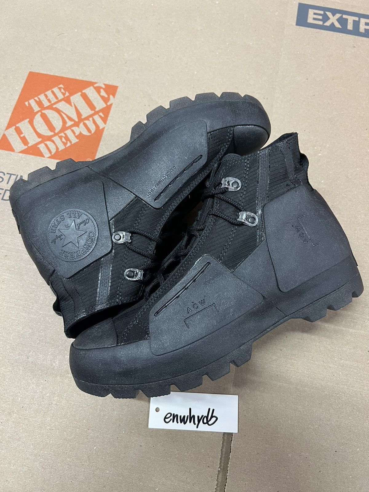 A-COLD-WALL* × Converse A-COLD-WALL*/Converse CTAS Lugged Hi - black Size US 6 / EU 39 - 1 Thumbnail