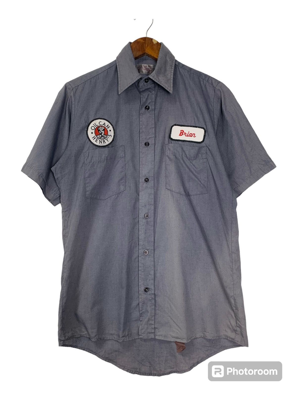 Japanese Brand × Vintage Vintage oil can henry’s button up Size US XXS / EU 40 - 1 Thumbnail