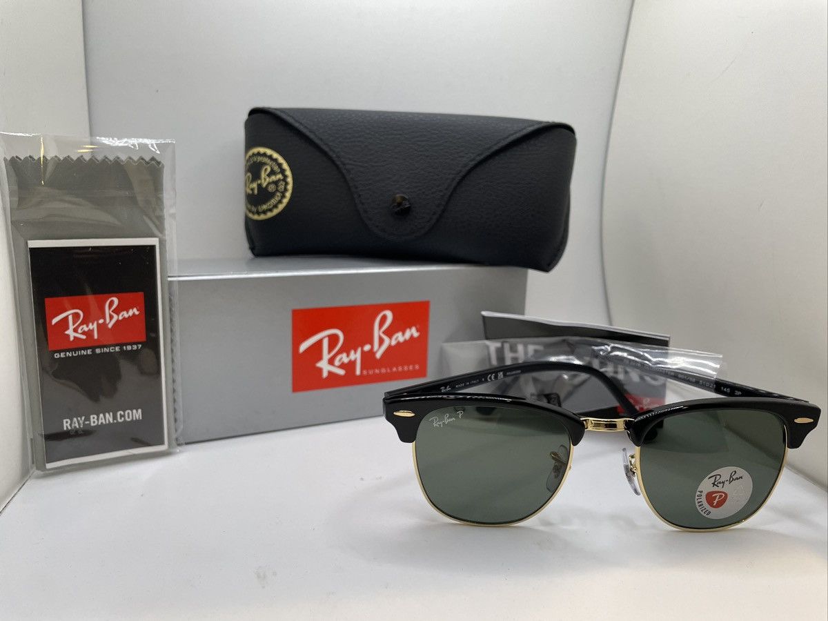 RayBan RAYBAN RB3016 901 58 Black Square Polarized 51 mm Sunglasses Grailed
