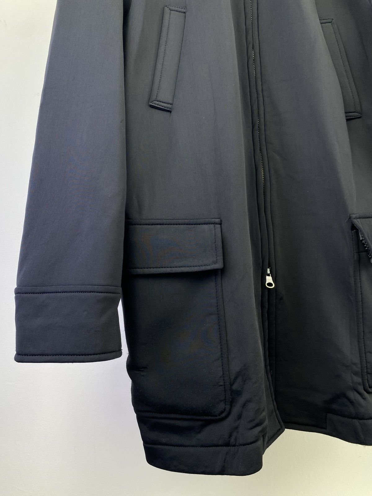 Tete Homme Tete Homme 00s Nylon Blend Belted Trench Coat Japan Size US L / EU 52-54 / 3 - 11 Thumbnail