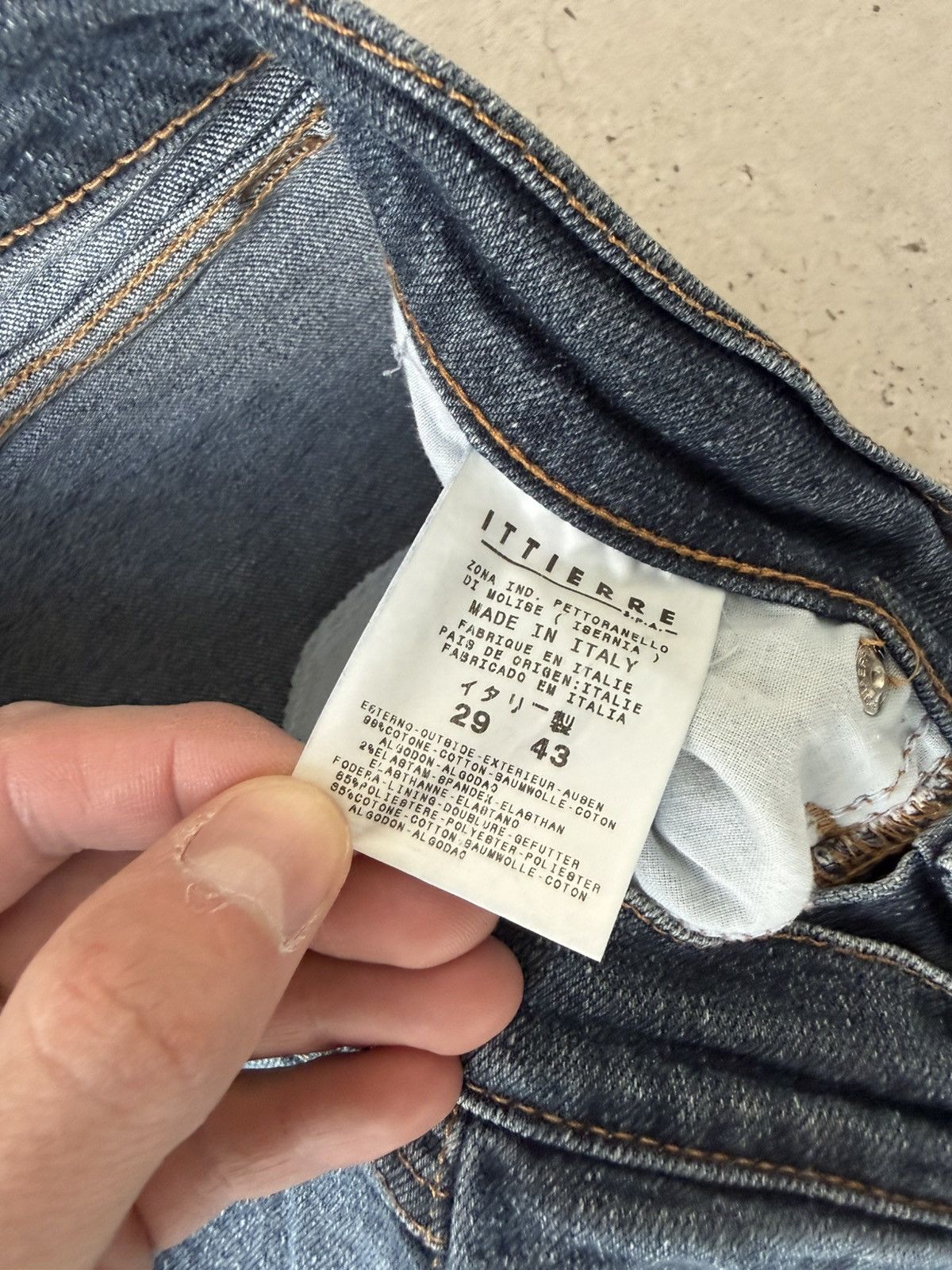Dolce & Gabbana Vintage Y2k Denim Blue Jeans Dolce & gabanna Size 29" - 7 Thumbnail