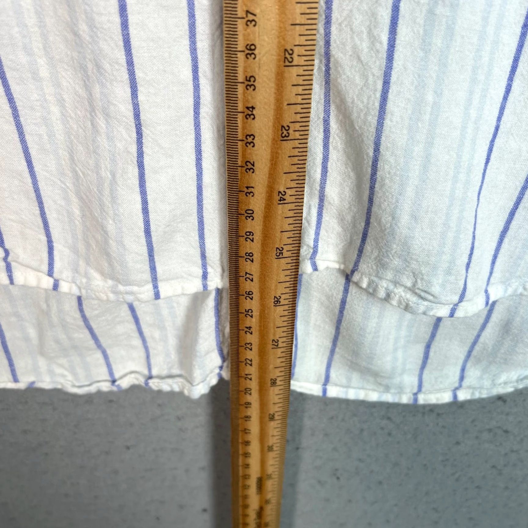 Vintage WILFRED FREE Womens Striped Button-Up Shirt 2XS Long Sleeve White Size XXS / US 00 / IT 34 - 6 Thumbnail