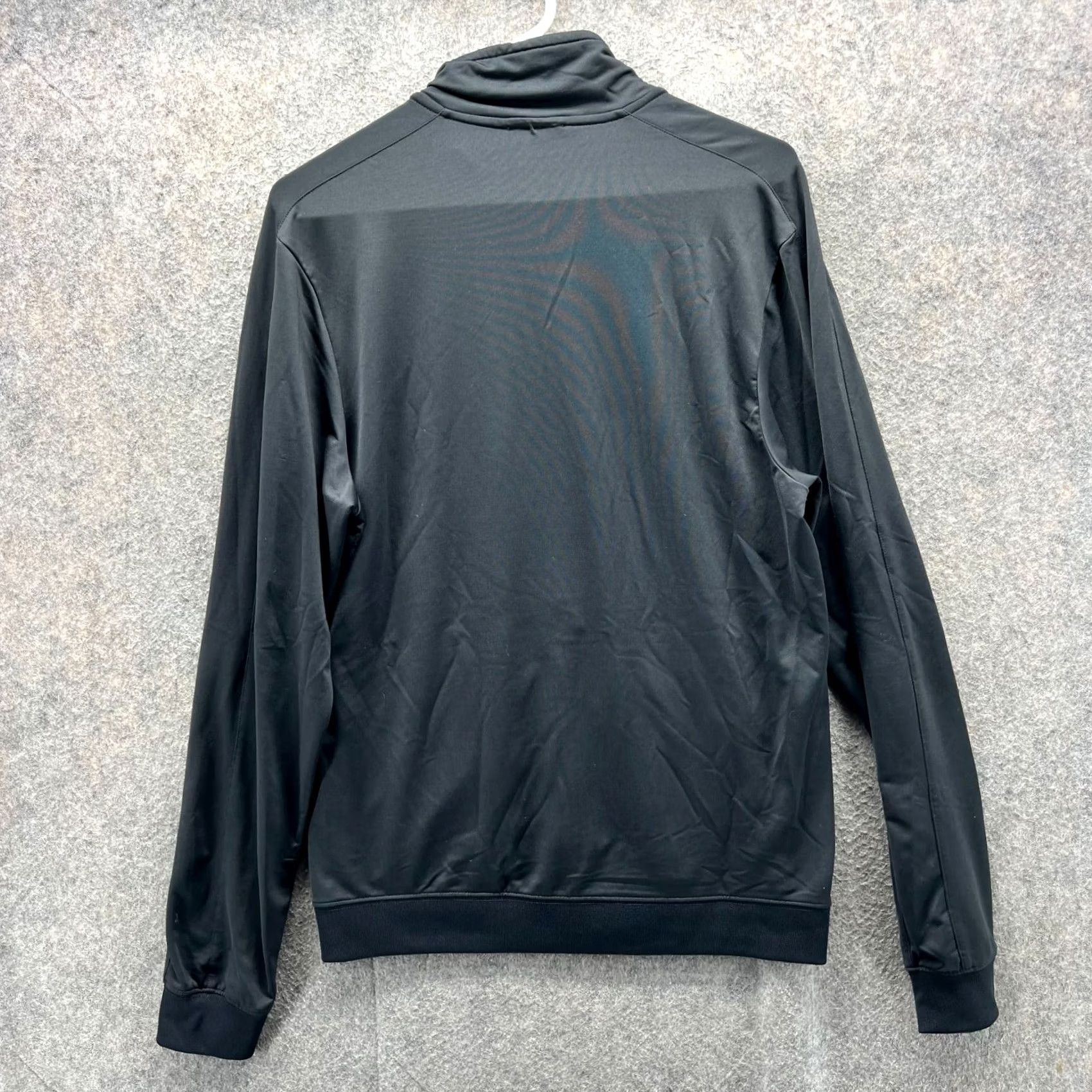 Nike Nike Sweatshirt Womens XL Black Full Zip Swoosh Logo Fleece Athletic Track Knit Size XL / US 12-14 / IT 48-50 - 2 Thumbnail