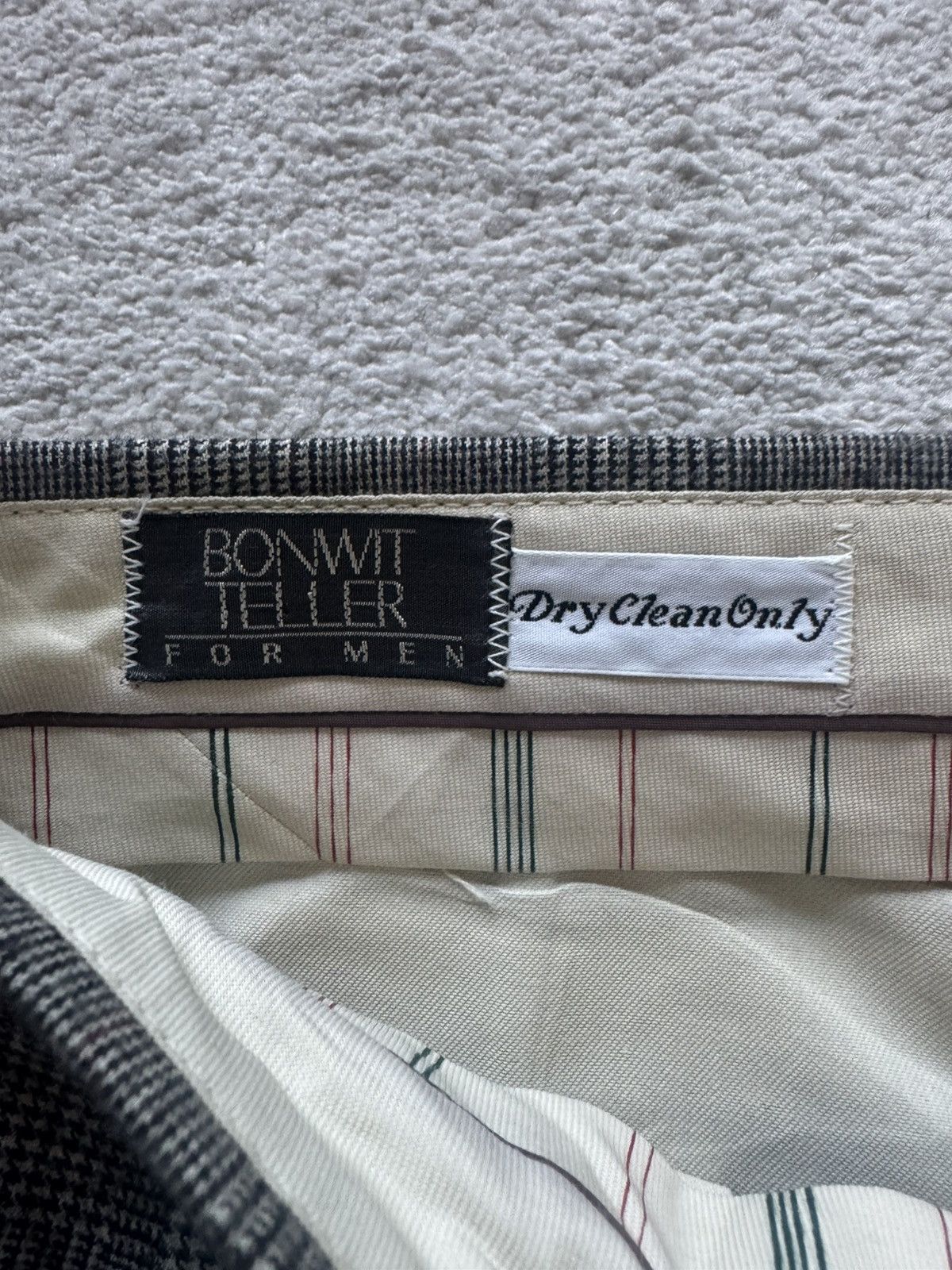 Vintage Bonwit Teller Vintage Wool Plaid Pants Size US 34 / EU 50 - 3 Thumbnail