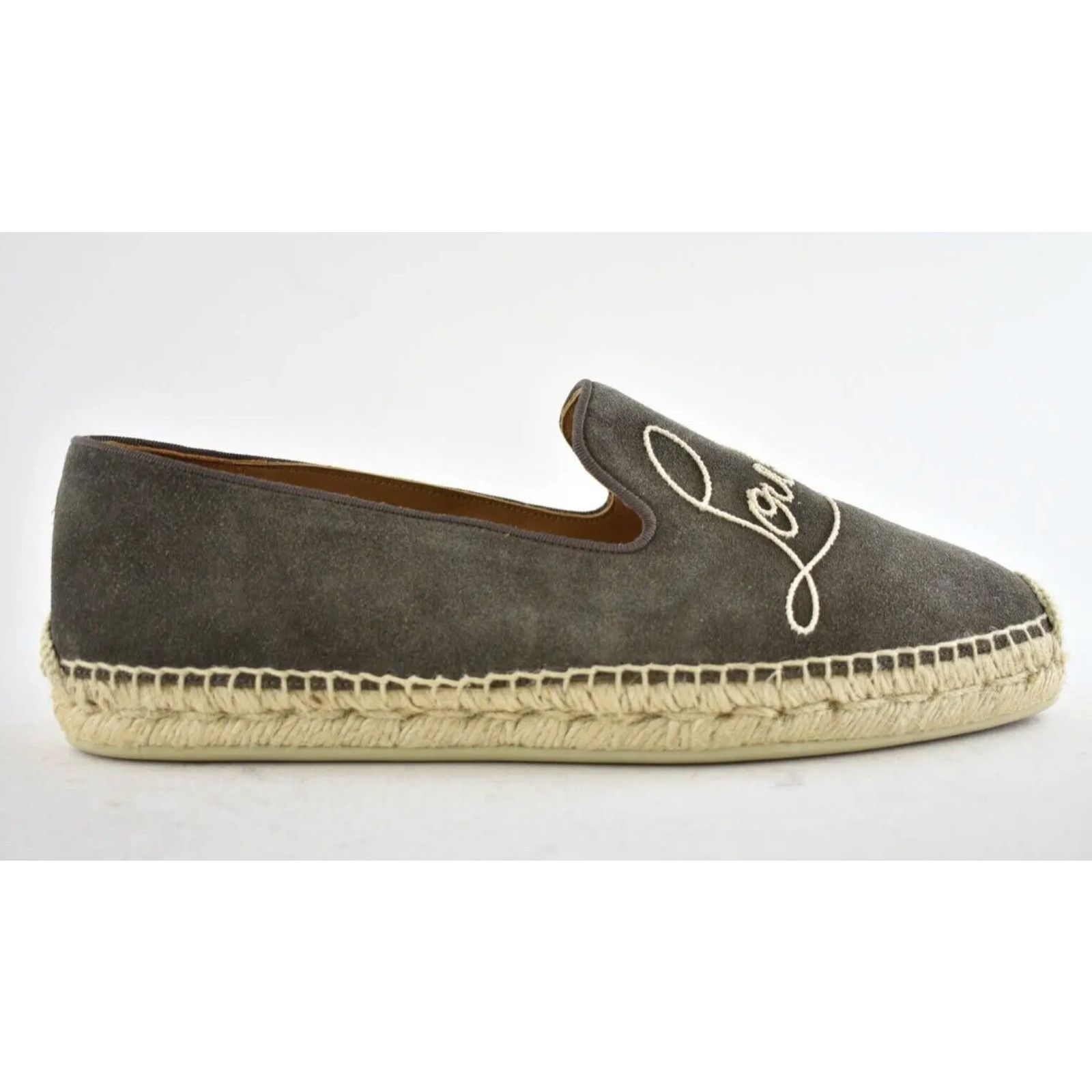 Christian Louboutin Christian Louboutin Mens Top Suede Brown Espadrille 42 9 Size US 9 / EU 42 - 2 Thumbnail