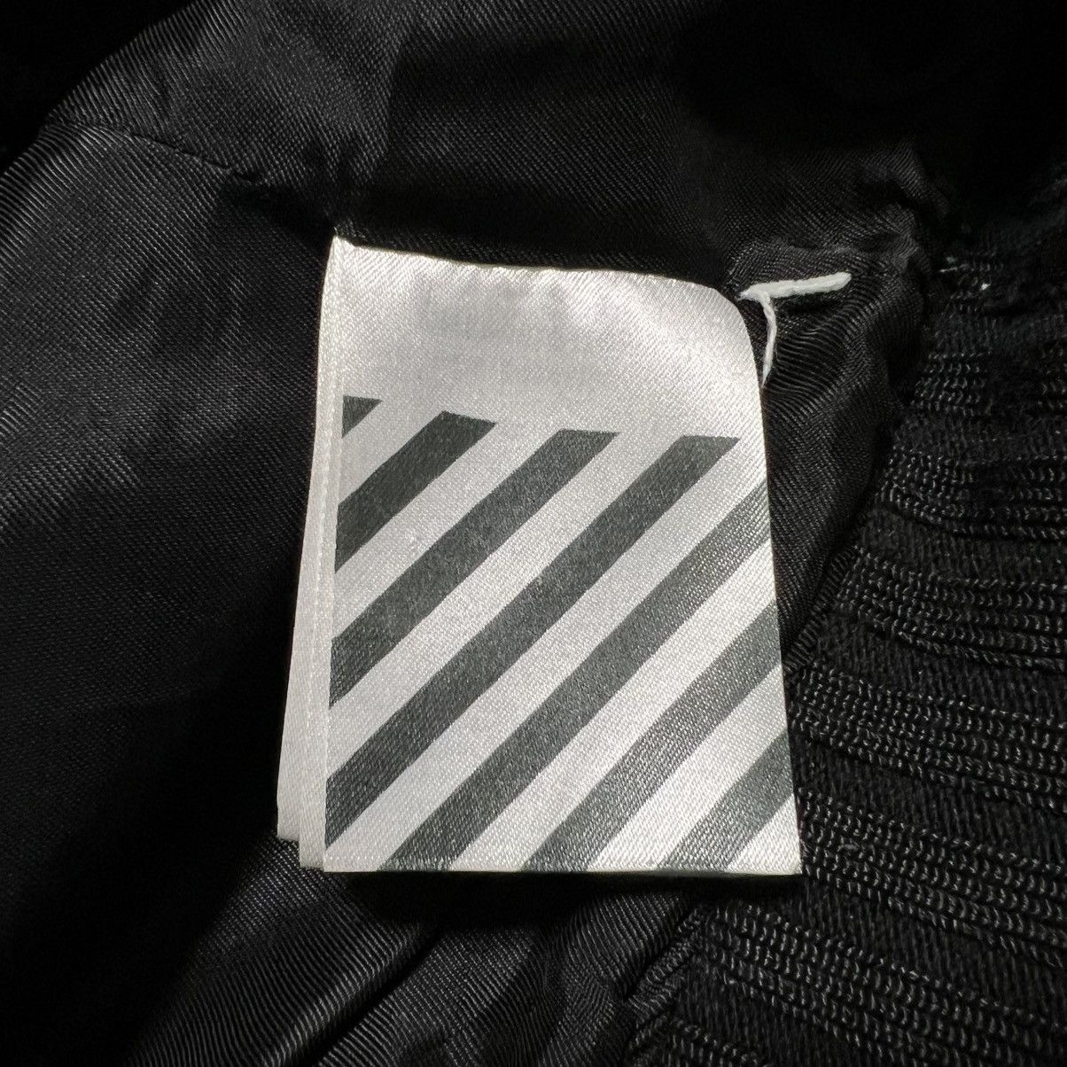 Off-White OFF-WHITE FIRETAPE VARSITY BOMBER JACKET Size US S / EU 44-46 / 1 - 6 Thumbnail