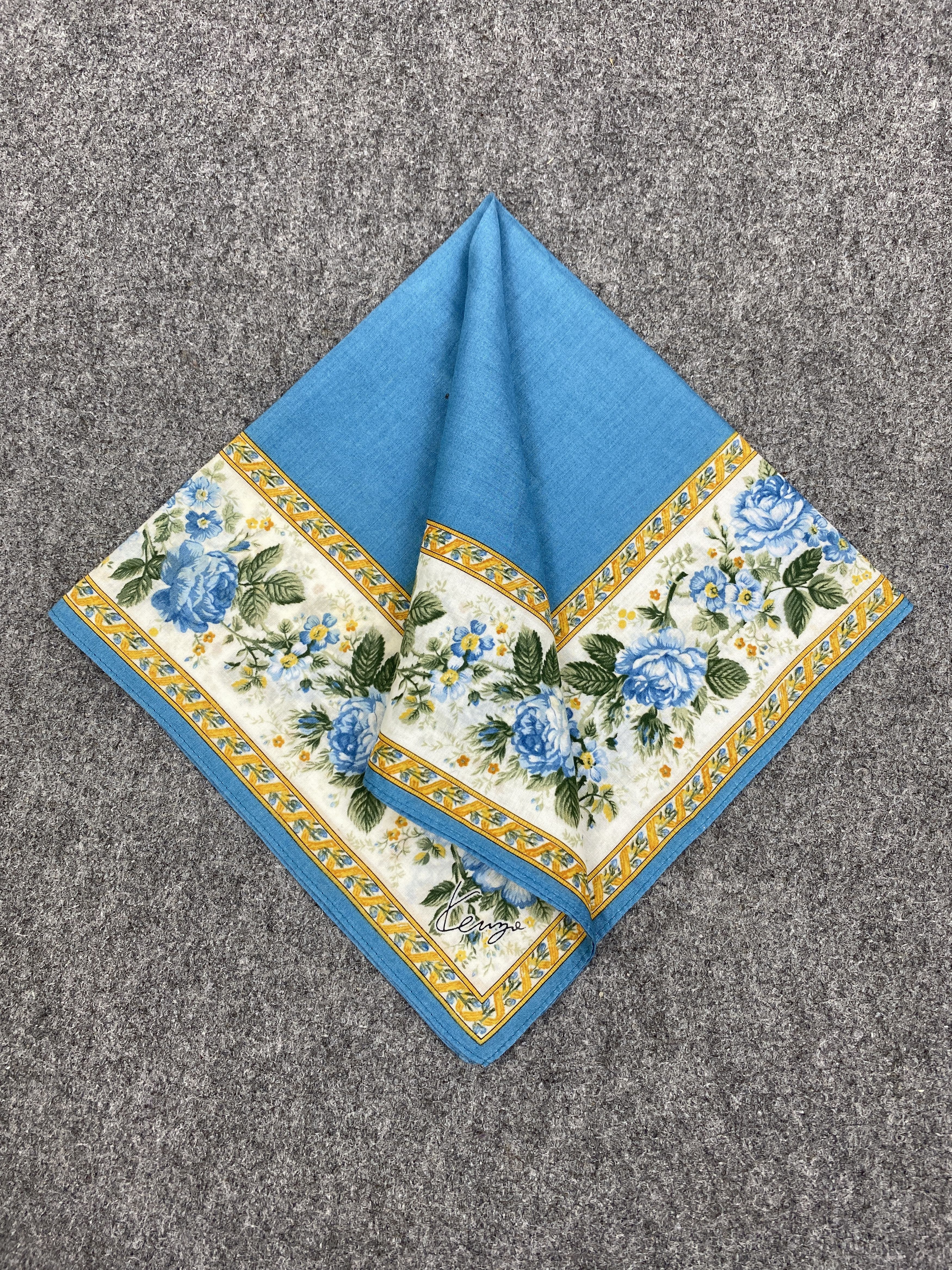 Kenzo × Vintage Kenzo Handkerchief / Bandana / Neckerchief HKC0335 Size ONE SIZE - 3 Thumbnail