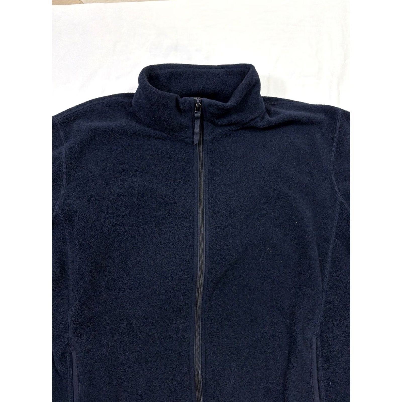 Uniqlo VINTAGE Uniqlo Men’s M Full Zip Fleece Windstopper Navy Blue Jacket Windbreaker Mens Size US M / EU 48-50 / 2 - 5 Thumbnail