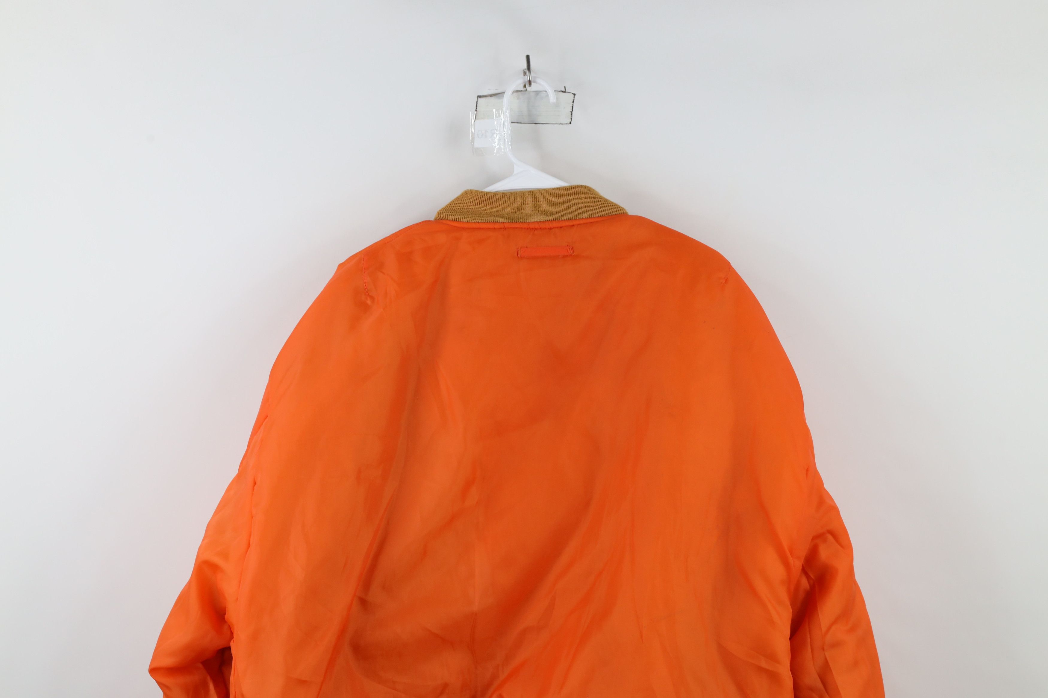 Vintage Vintage 90s Streetwear Military MA1 Reversible Bomber Jacket Size US XXL / EU 58 / 5 - 8 Thumbnail