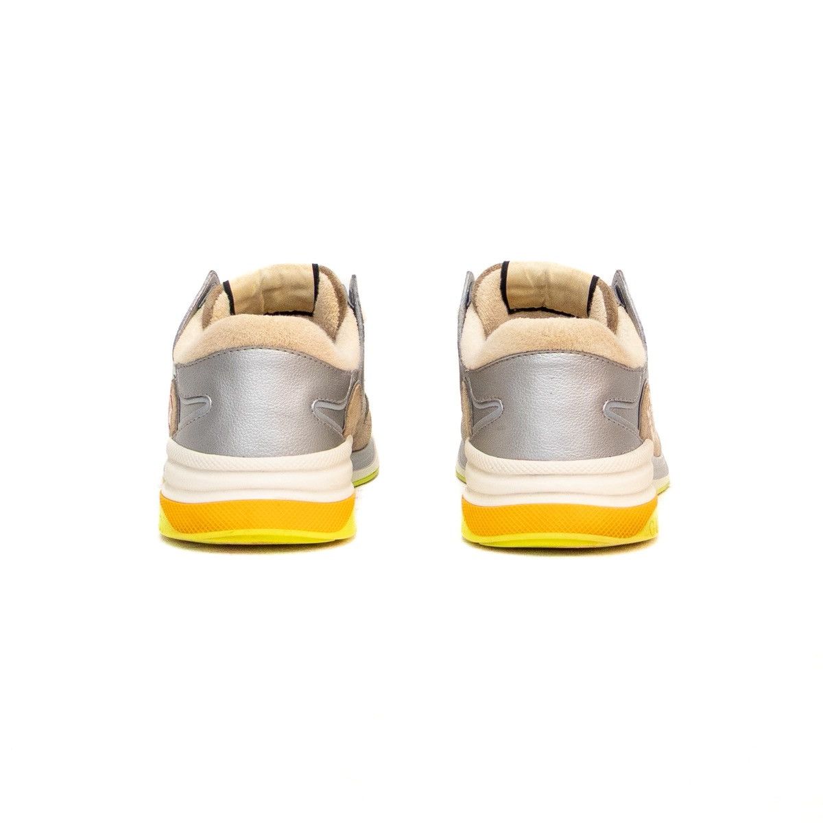 Gucci Gucci Grey / Beige Suede and Mesh Ultrapace Sneakers SizeUS9 Size US 9 / EU 42 - 6 Thumbnail