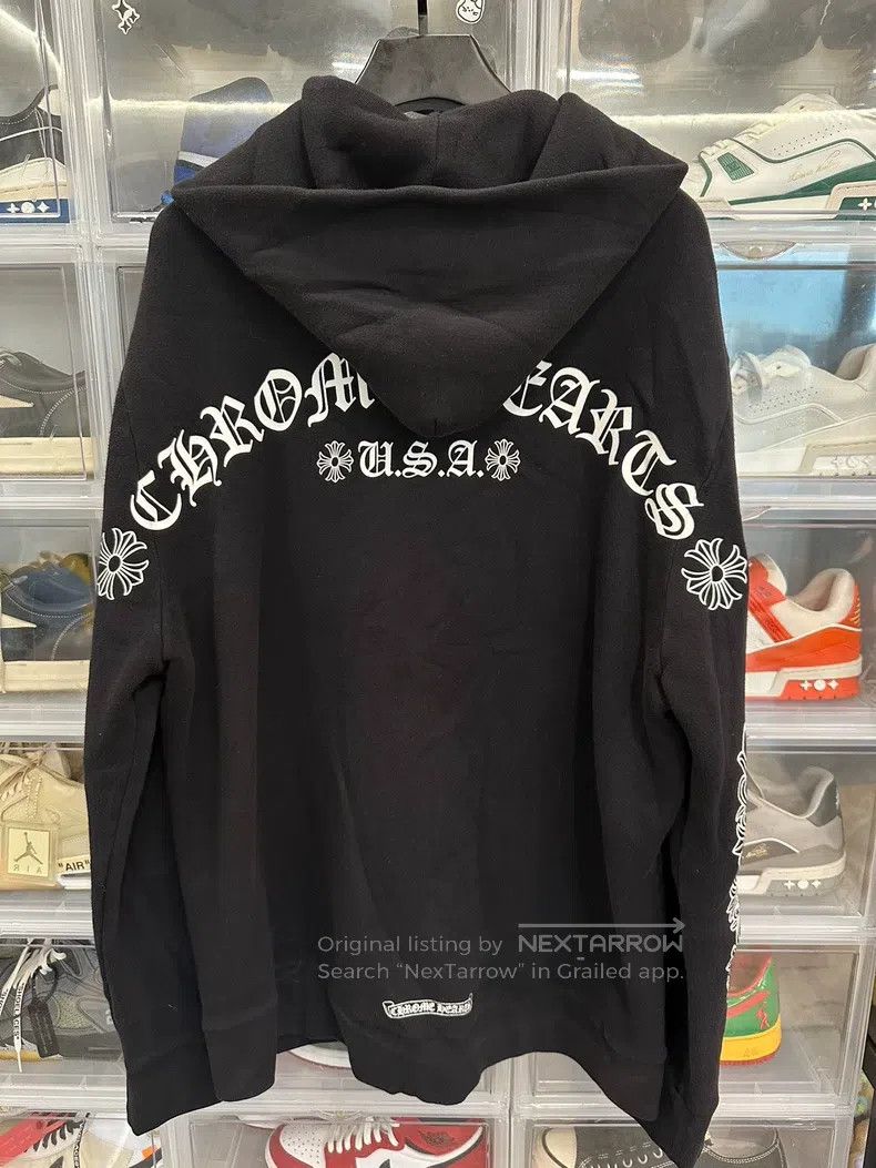 Chrome Hearts CHROME HEARTS Size XL Vine arm USA Sanskrit black zipper ho Size US XL / EU 56 / 4 - 3 Thumbnail