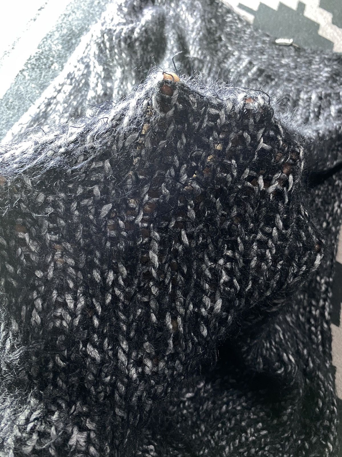 If Six Was Nine × Japanese Brand × Le Grande Bleu (L.G.B.) Vintage fuzzy mohair crazy wool Size US M / EU 48-50 / 2 - 4 Thumbnail