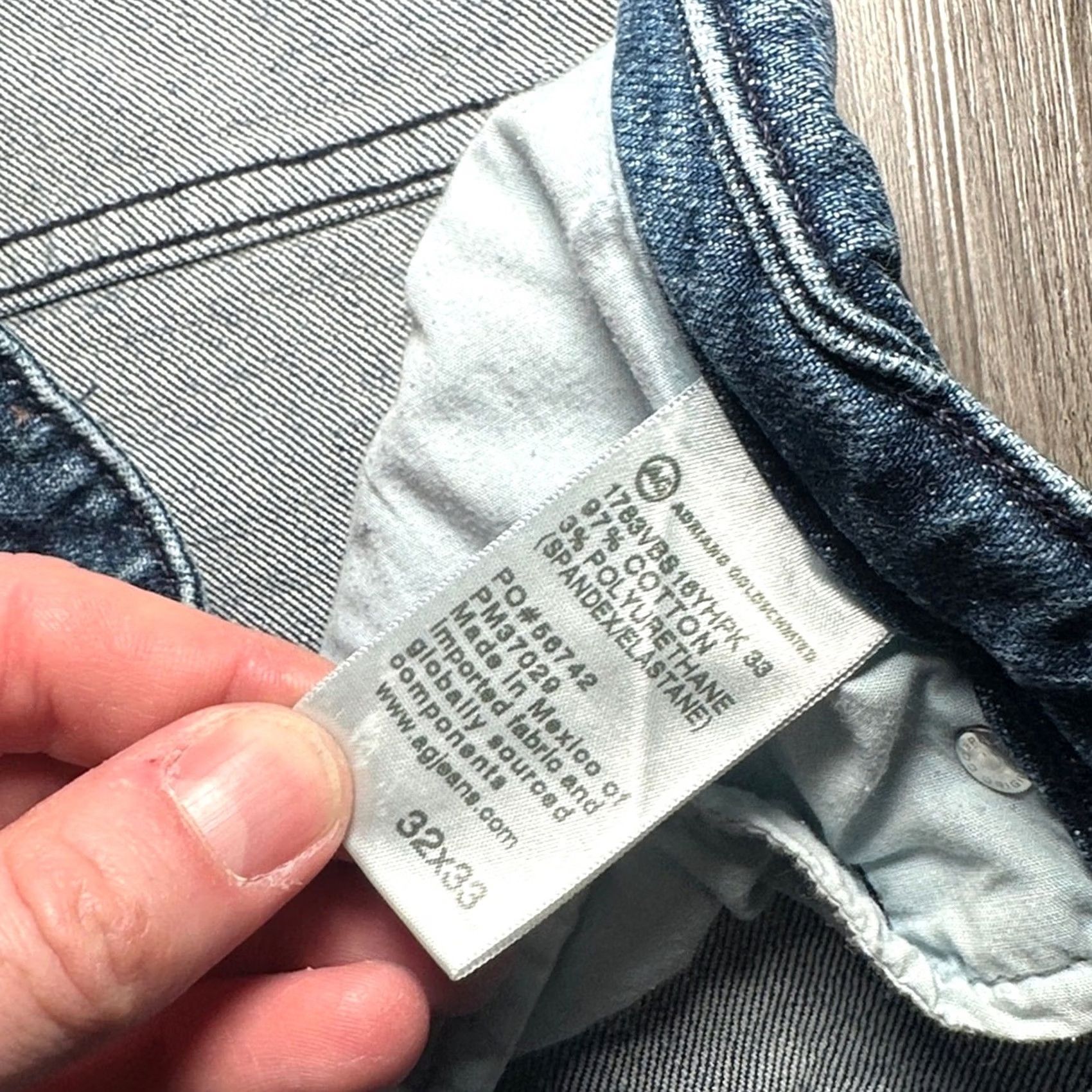 Vintage AG Adriano Goldschmied Denim 360 Tellis Modern Slim Jeans Men 32 Regular Blue 33in Inseam Size US 32 / EU 48 - 8 Thumbnail