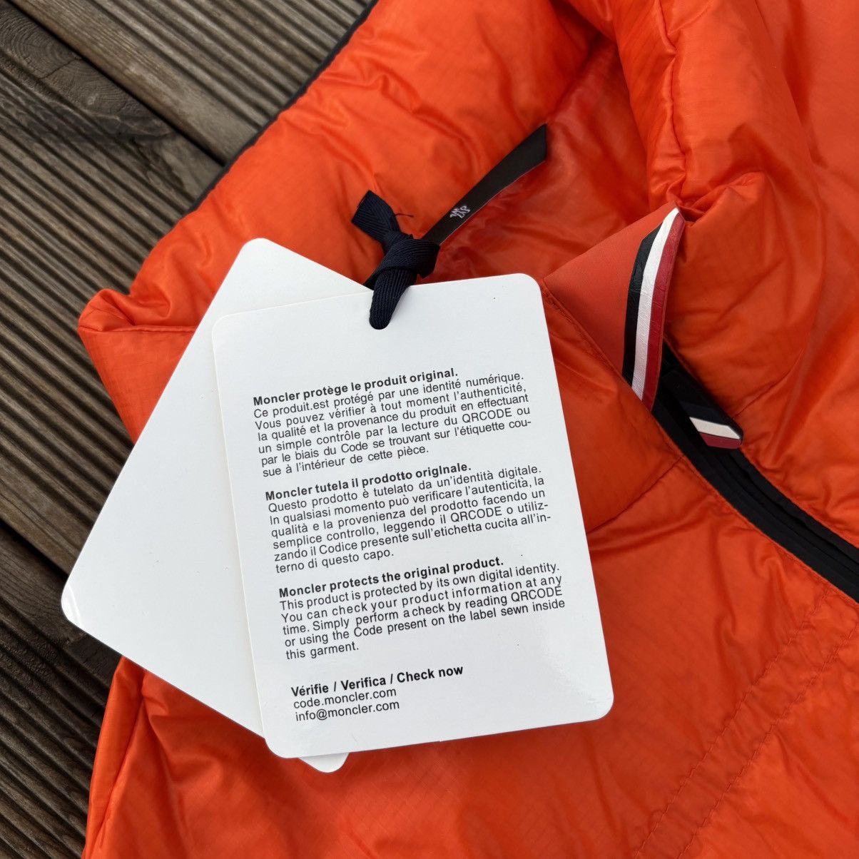 Moncler Moncler Grenoble "Degioz Gilet" - Orange (FW20/21) Size US M / EU 48-50 / 2 - 6 Thumbnail