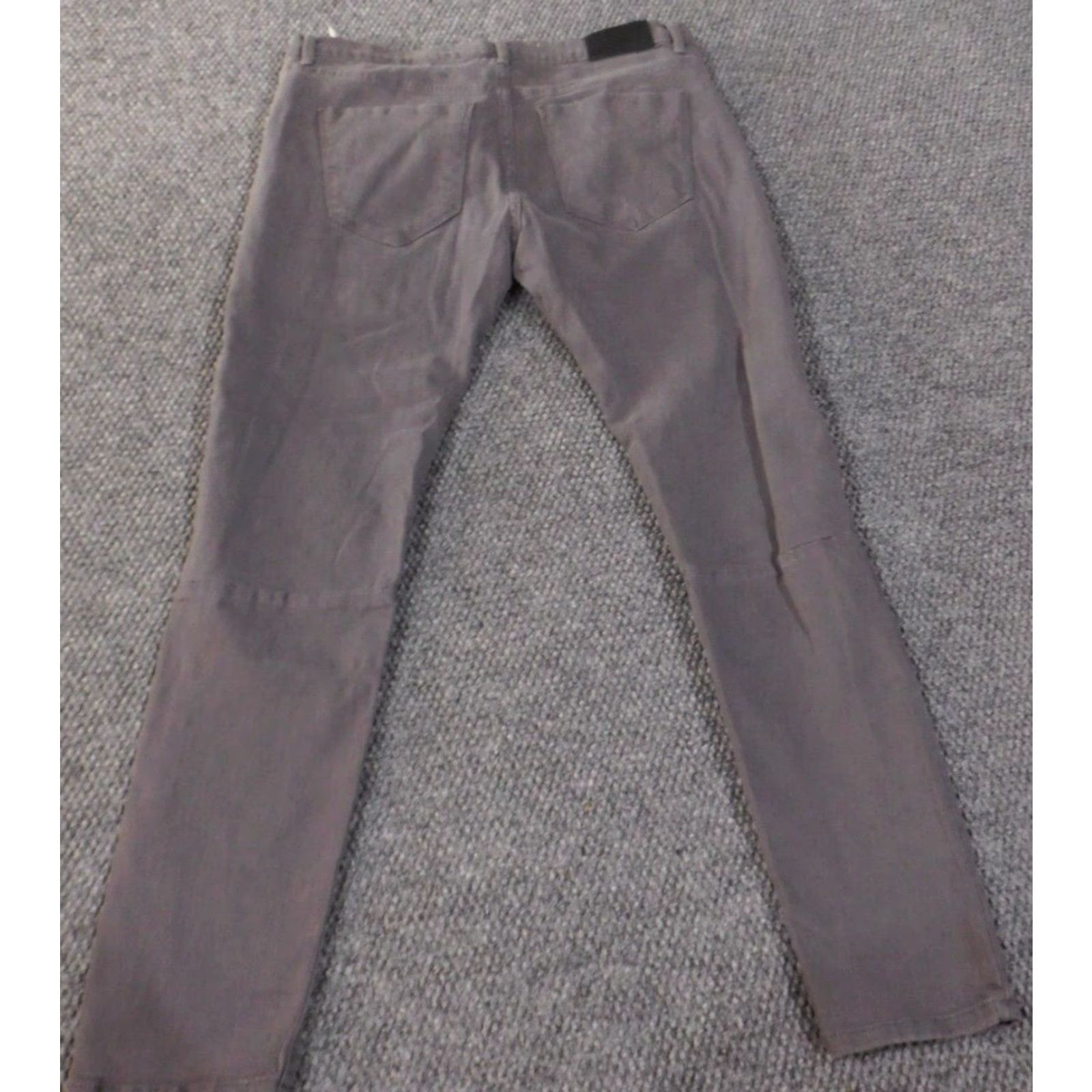 Zara Zara Jeans Mens 34x29 Gray Slim Straight Distressed Dress? Size US 34 / EU 50 - 6 Thumbnail