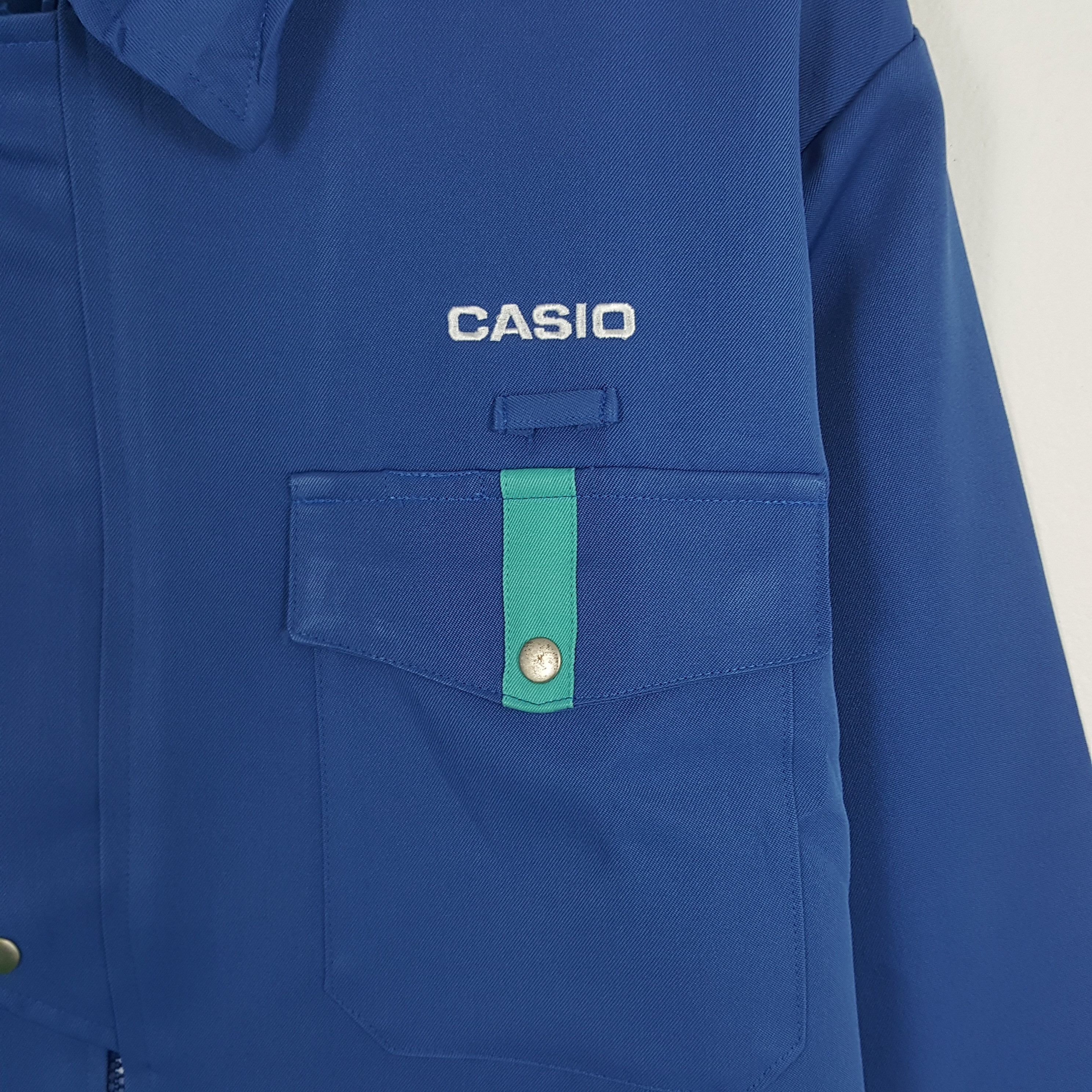 Casio × Vintage Vintage Casio Zipper Worker Jacket Size US M / EU 48-50 / 2 - 2 Thumbnail