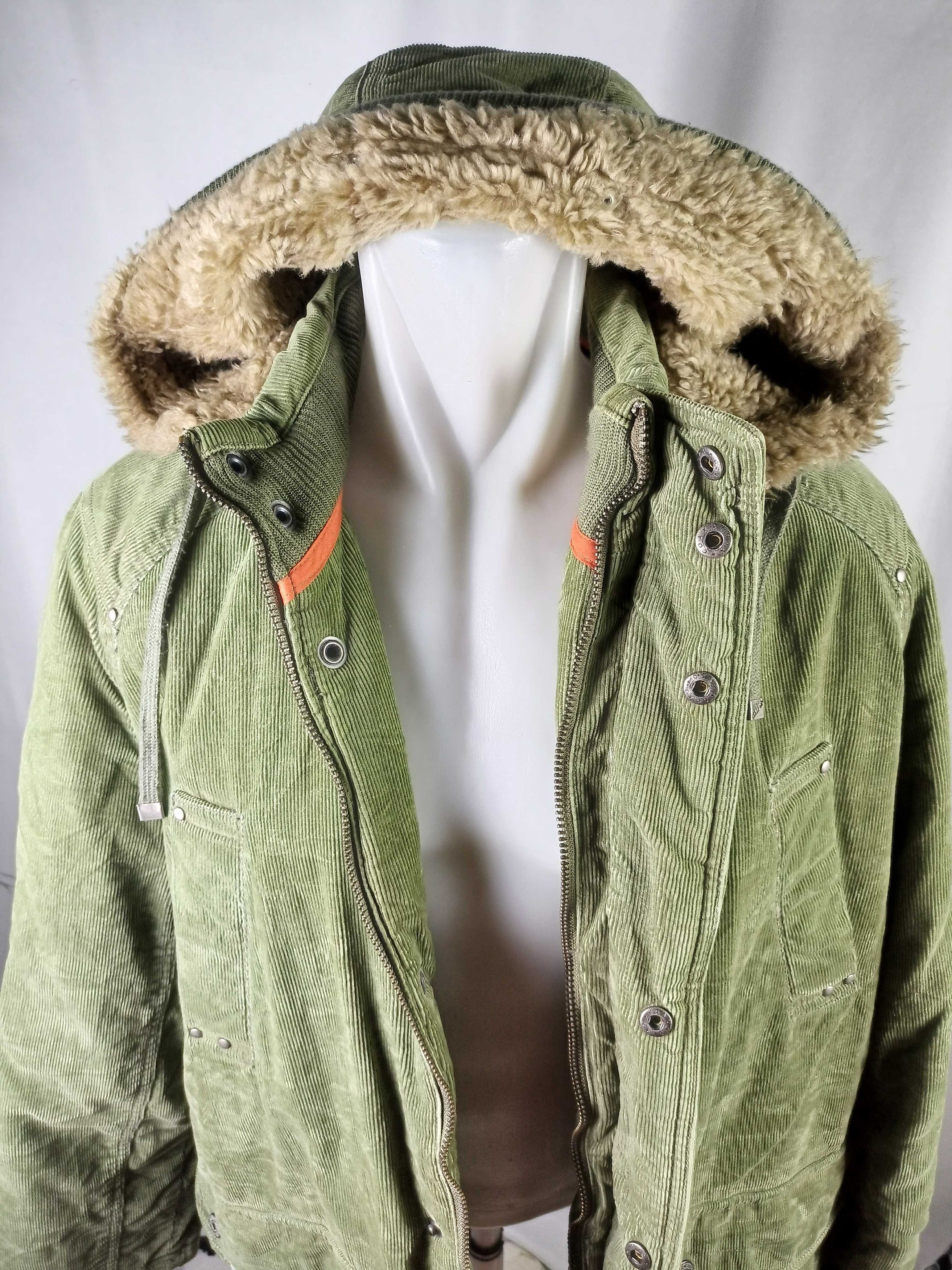 Other C.O.A.X Fur Corduroy Removable Hoodie Jacket Size US XL / EU 56 / 4 - 1 Thumbnail