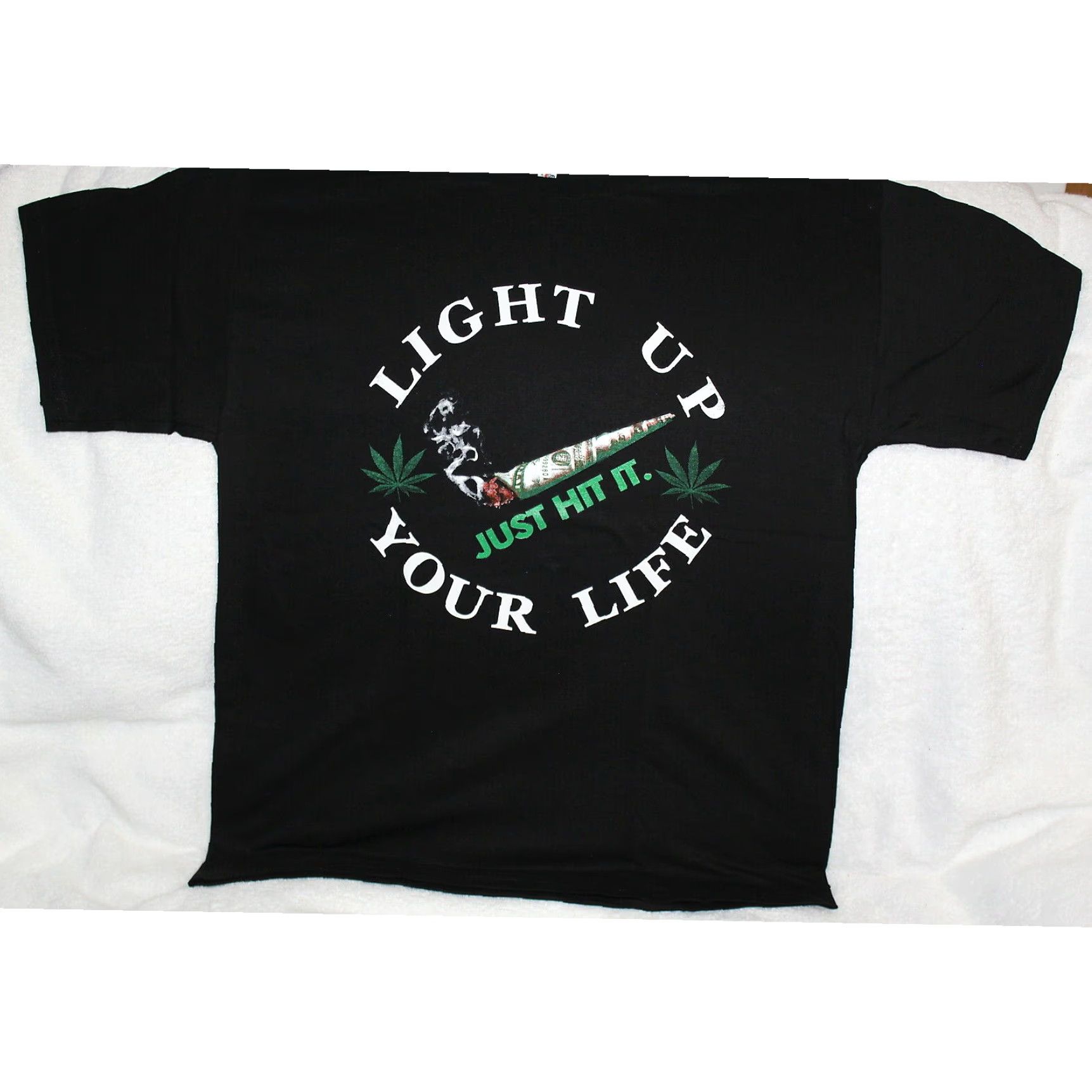 Alife Marijuana Leaf Mens T Shirt Extra Large XL Black Size US L / EU 52-54 / 3 - 1 Thumbnail