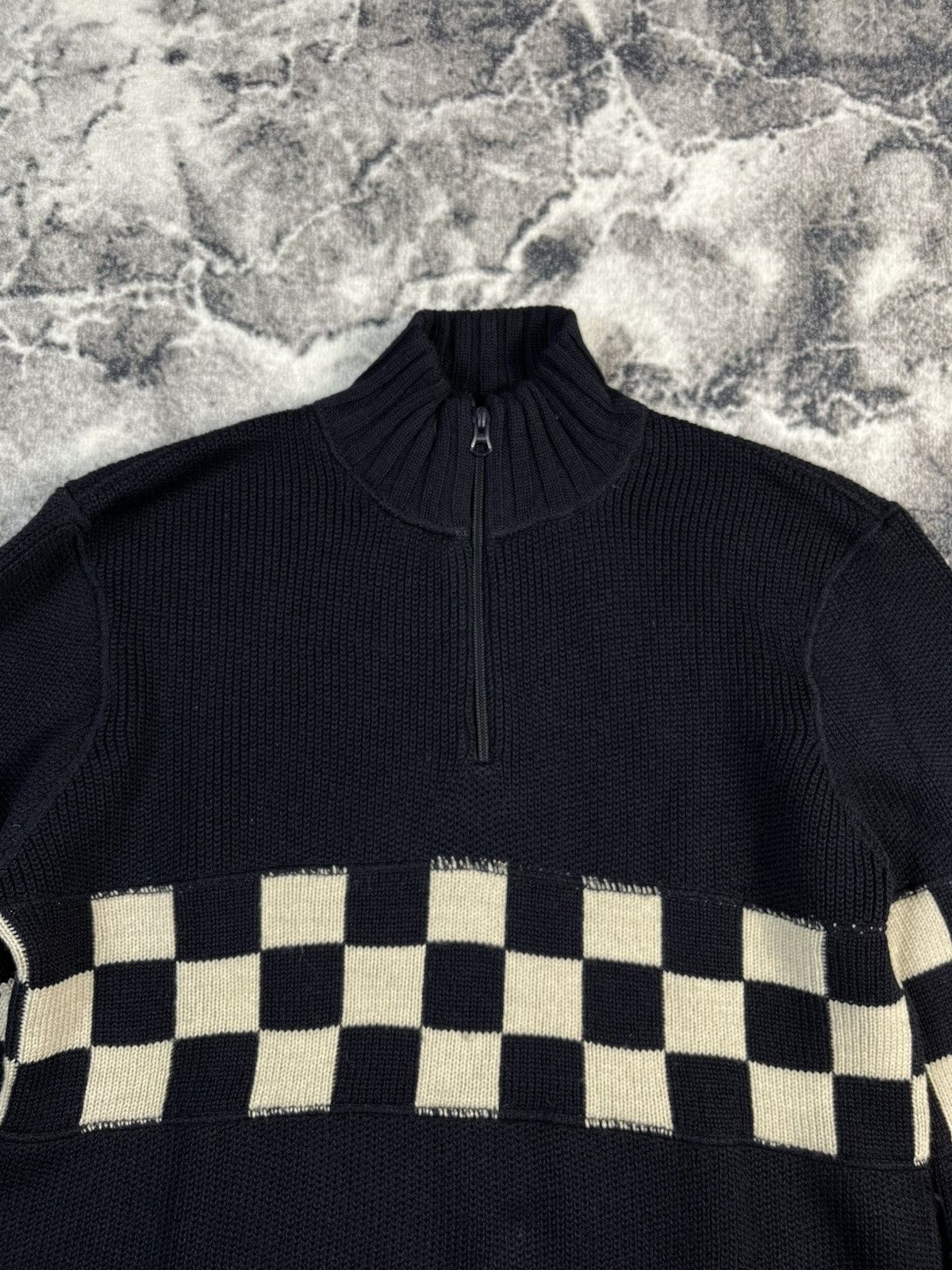 Armani Armani Jeans Vintage Wool Knit 🧶 Sweater Size US L / EU 52-54 / 3 - 5 Thumbnail