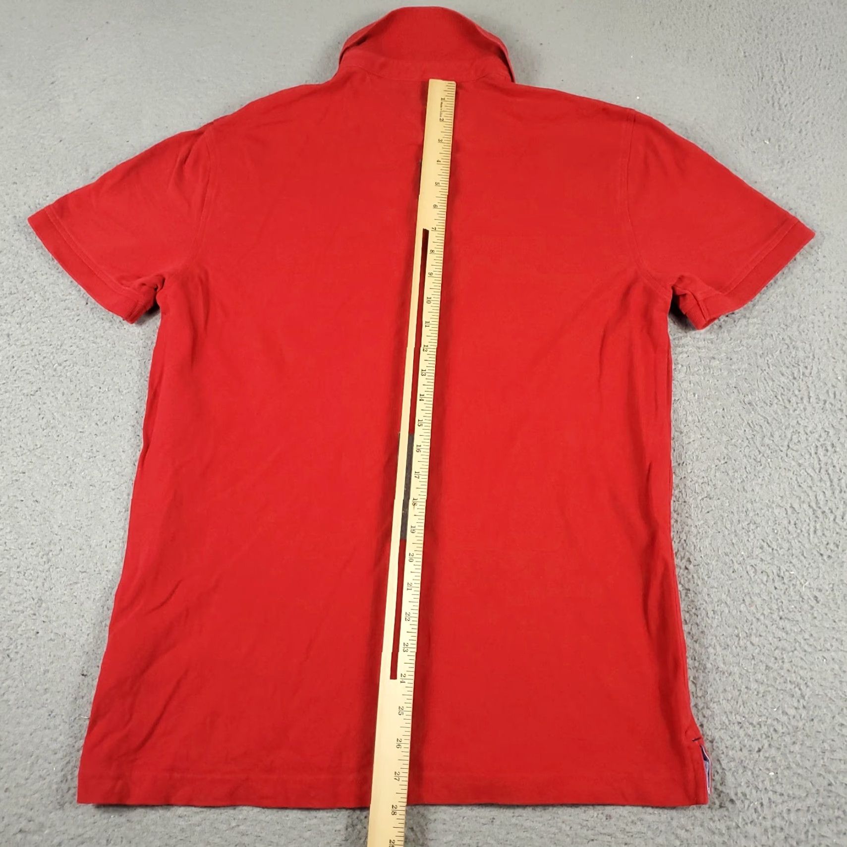 Tommy Hilfiger Tommy Hilfiger Polo Shirt Mens Large Red Casual Short Sleeve Polo Shirt Mens L Red Modern Preppy Brand Shirt Mens Size US L / EU 52-54 / 3 - 5 Thumbnail