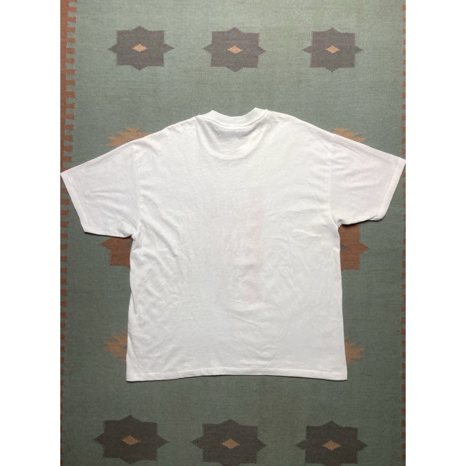 Hanes VINTAGE 90s Hanes XL T-Shirt Men White Graphic 90s Active Swim Bike Run Exercise Single Stitch Size US XL / EU 56 / 4 - 7 Thumbnail