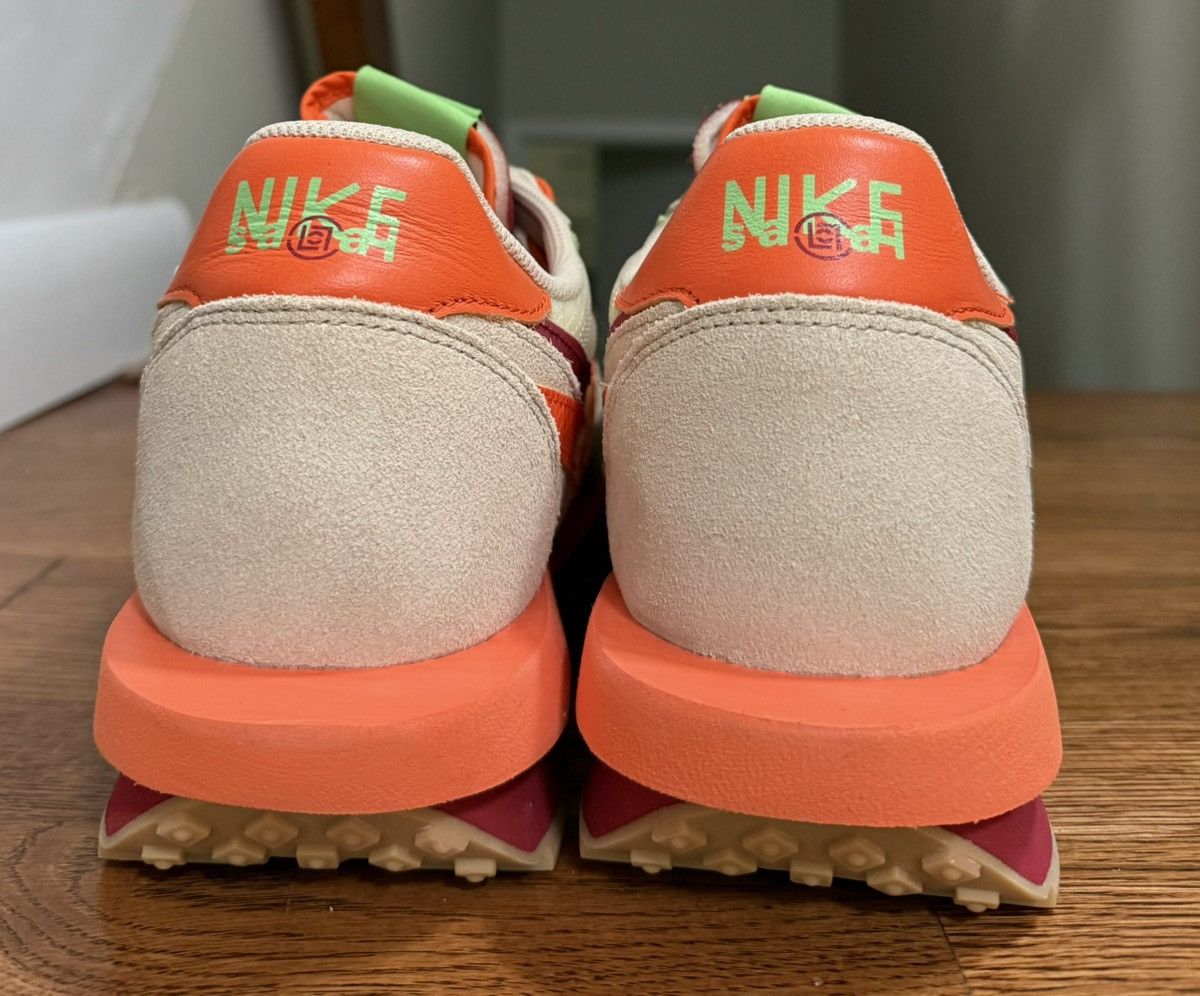 Nike × Sacai Nike LD Waffle sacai CLOT Kiss of Death Net Orange Blaze Size US 14 / EU 47 - 5 Thumbnail