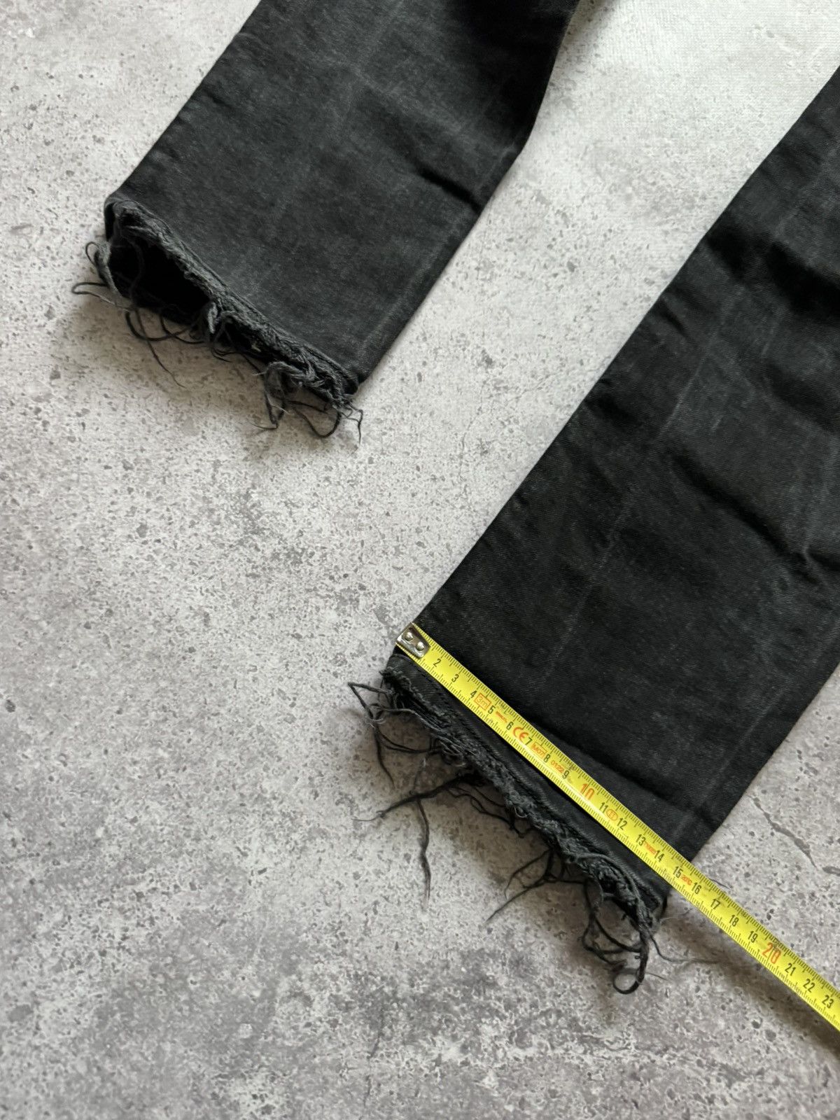 Diesel Diesel Distressed Jeans Denim Dark Gray Rick Owen’s Style Size US 31 - 7 Thumbnail