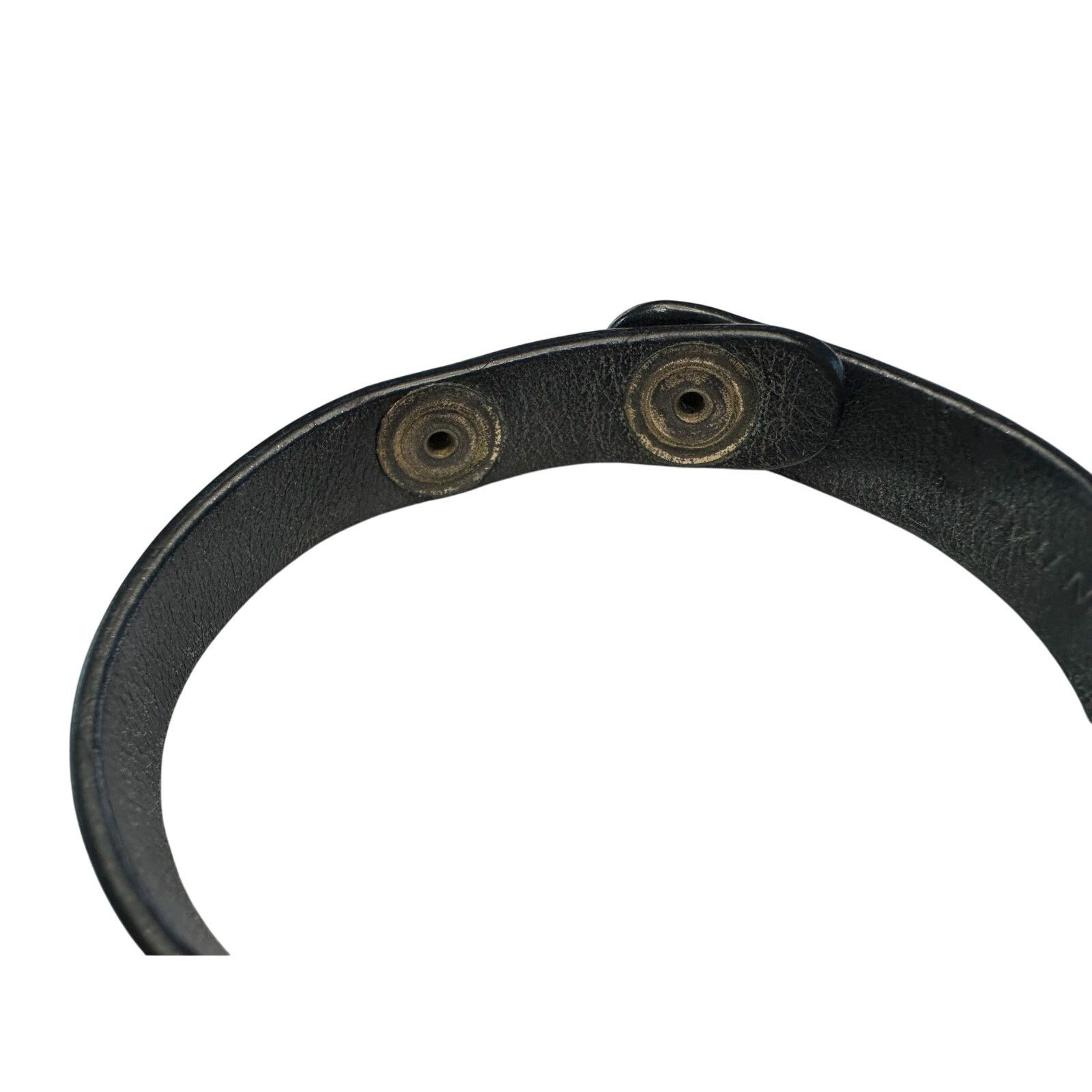 Salvatore Ferragamo Salvatore Ferragamo Black Leather Vara Bow Bracelet w Pouch Size ONE SIZE - 3 Thumbnail