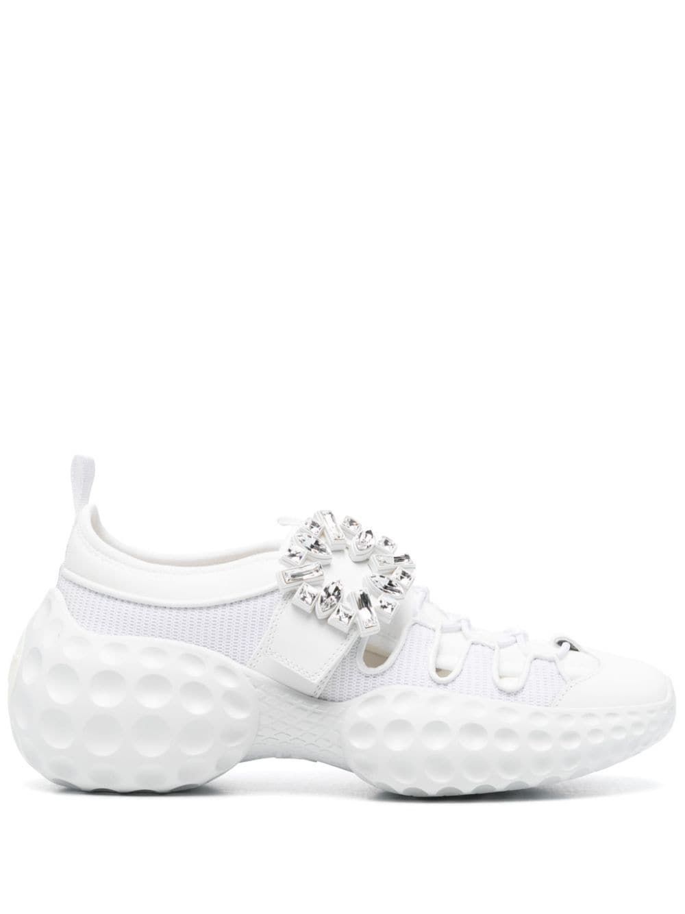 Roger Vivier o1s22i1n0824 Light Trekky Low-Top Sneakers in White Size US 9 / IT 39 - 1 Thumbnail