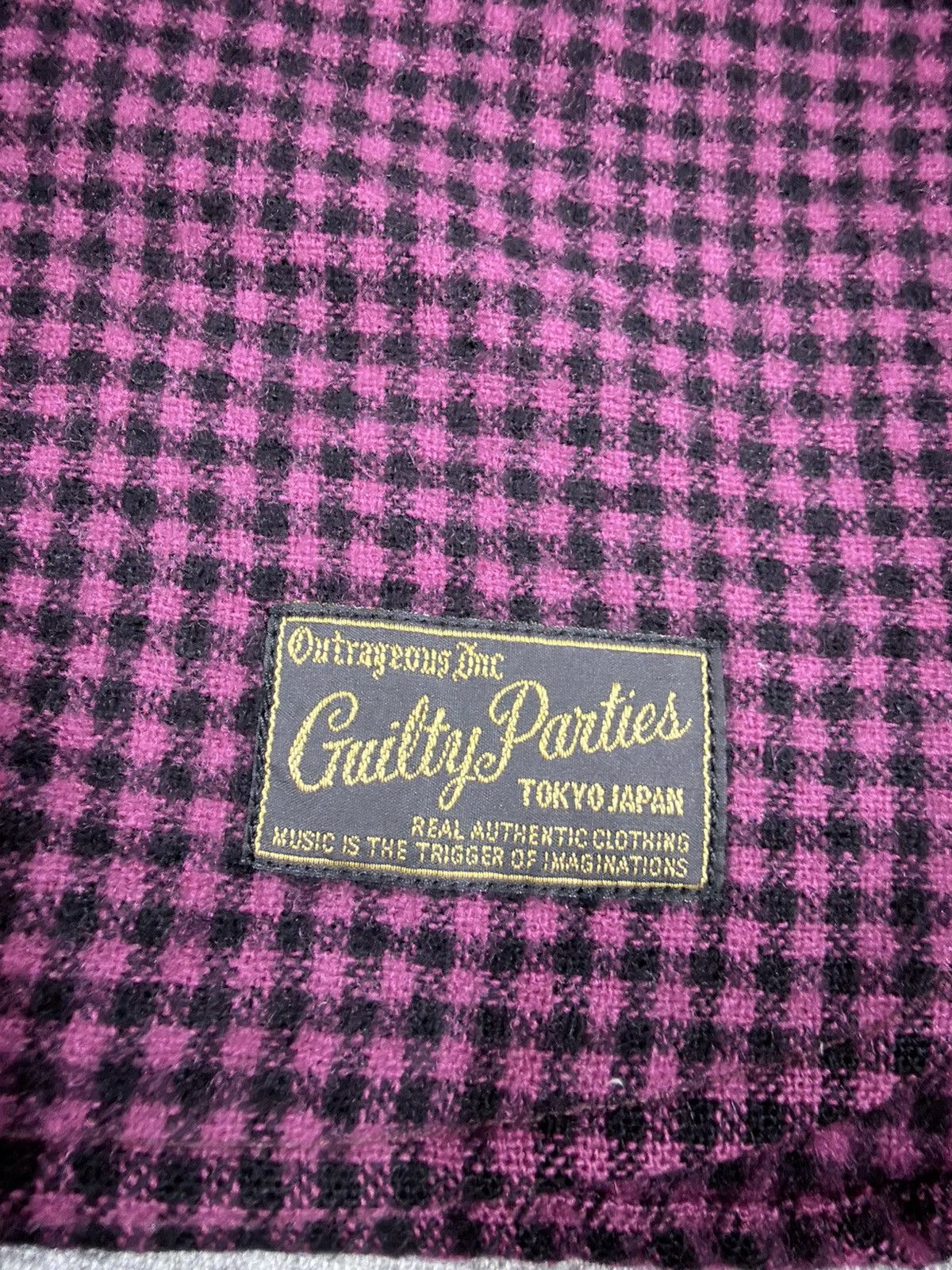 Wacko Maria Wacko Maria Guilty Parties Painted Houndstooth Flannel Red Size US M / EU 48-50 / 2 - 21 Thumbnail