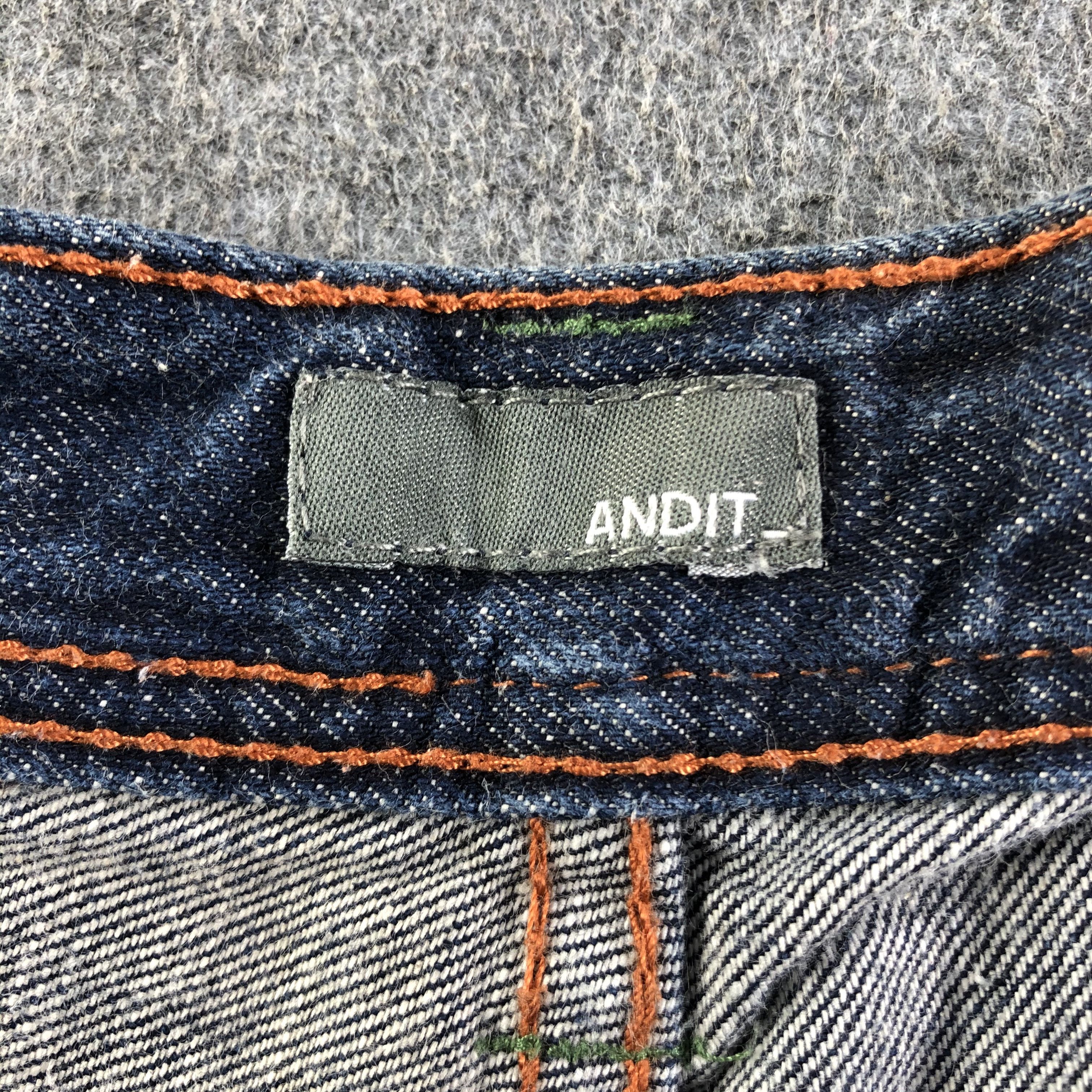 Japanese Brand Japanese Brand Andit Jeans Blue Wash Denim -J2801 Size US 31 - 8 Thumbnail