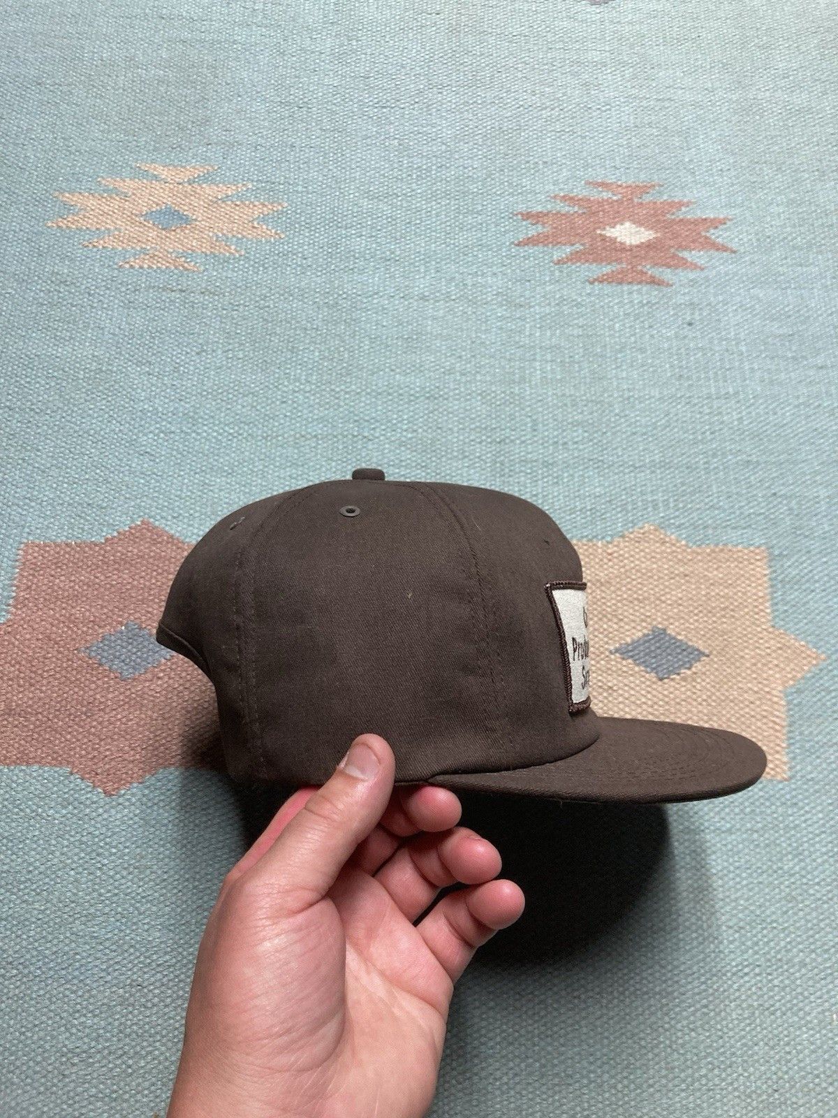 Vintage k products snapback hat crop production patch farm feed USA Size ONE SIZE - 8 Thumbnail