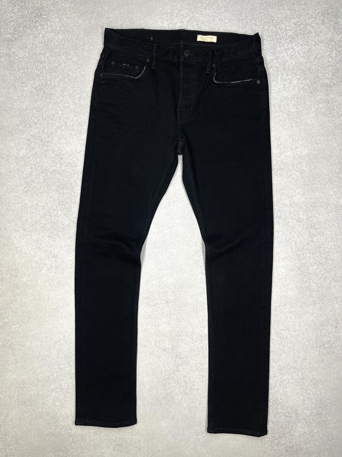 Allsaints Mens AllSaints Cigarette Block Denim Jeans Size 32 Size US 32 / EU 48 - 7 Thumbnail
