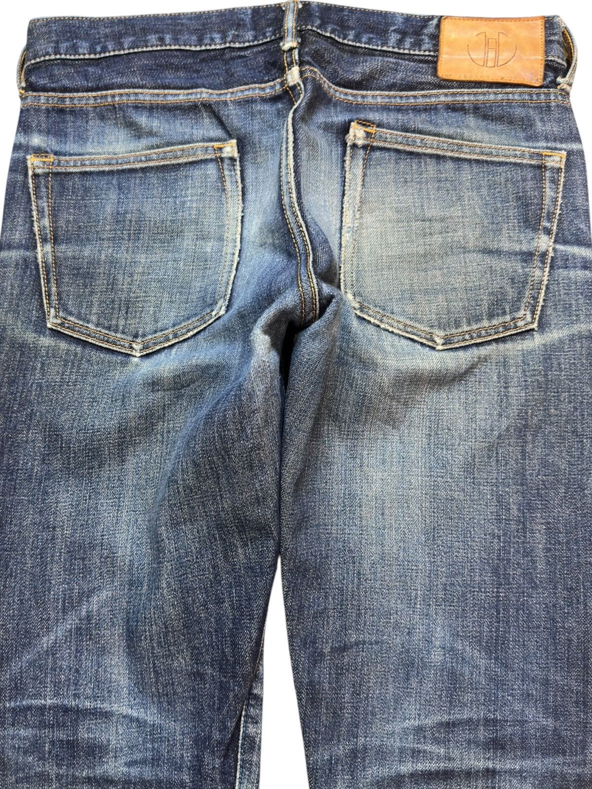 Japan Blue Vintage Japan Blue Jeans Selvedge Whiskers Grunge Denim Size US 30 / EU 46 - 7 Thumbnail