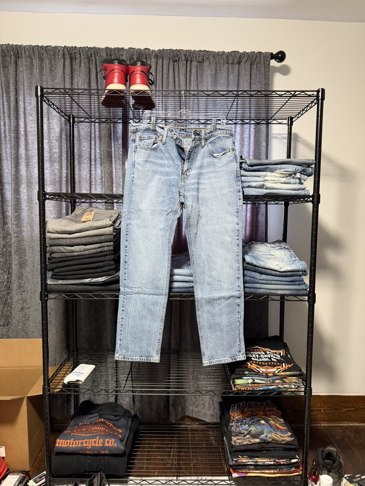 Levi's Levi’s 541 Original Zipper Fly Faded Washed Distressed 33x32 Size US 33 - 1 Thumbnail