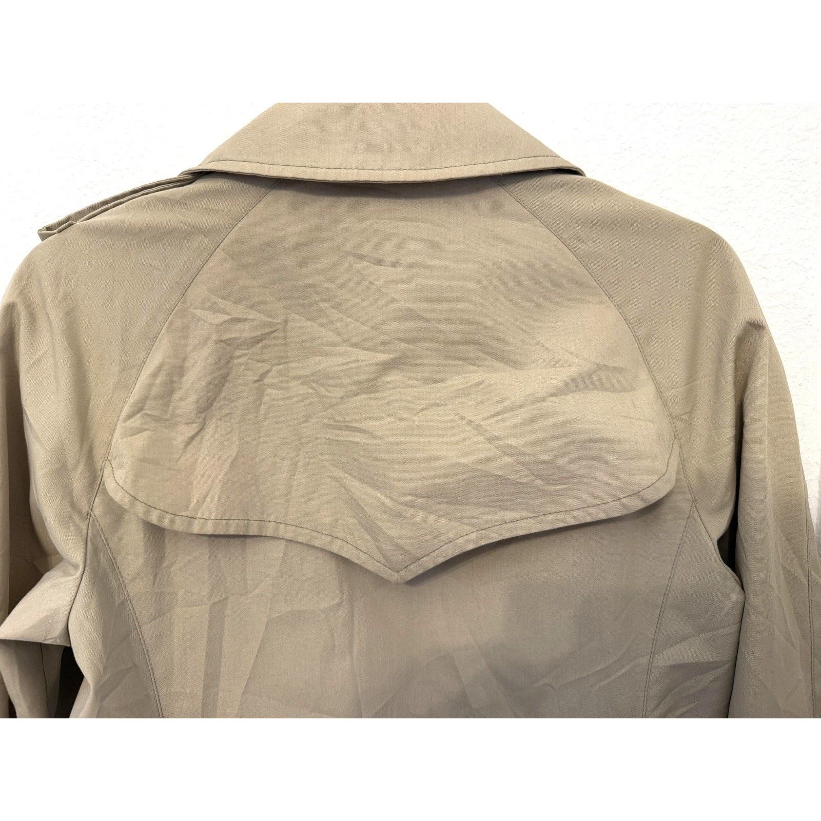 London Fog Vintage 80s London Fog Coat Mens Med Tan Trench Epaulet Size US M / EU 48-50 / 2 - 6 Thumbnail