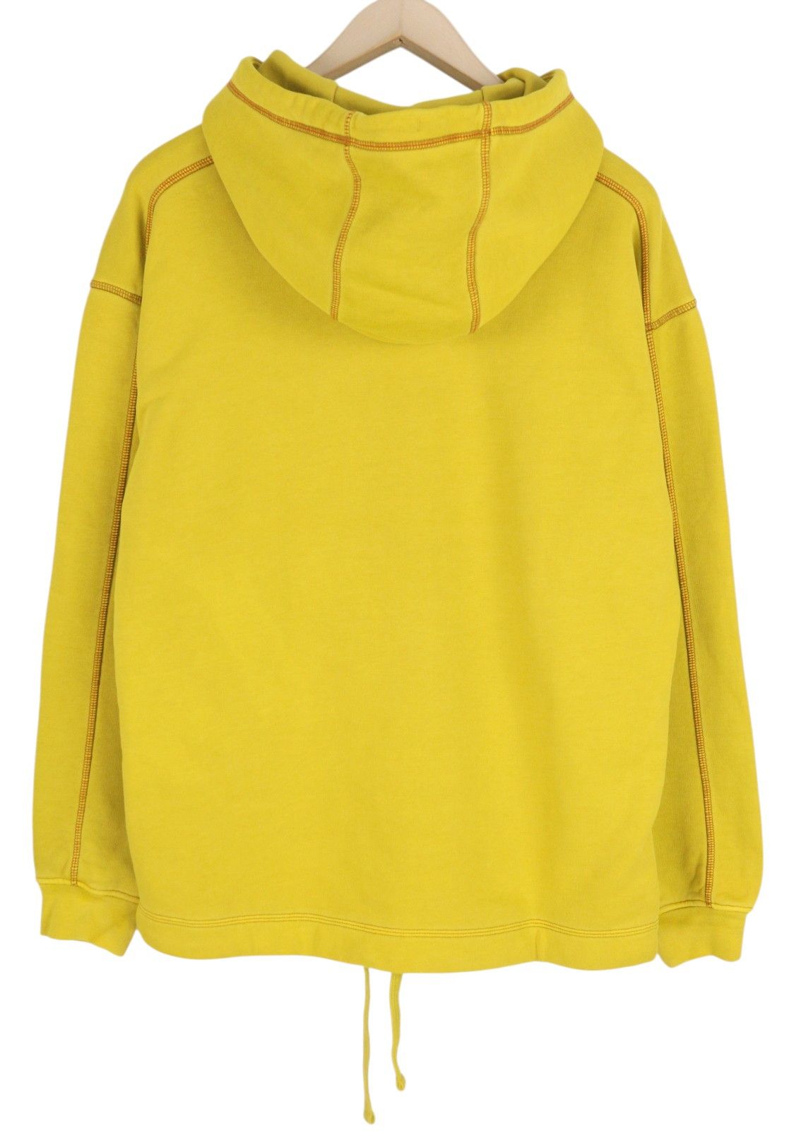 Diesel S-VULCHOOD XS Mustard Oversized Logo Hoodie 41042 Size US XS / EU 42 / 0 - 2 Thumbnail
