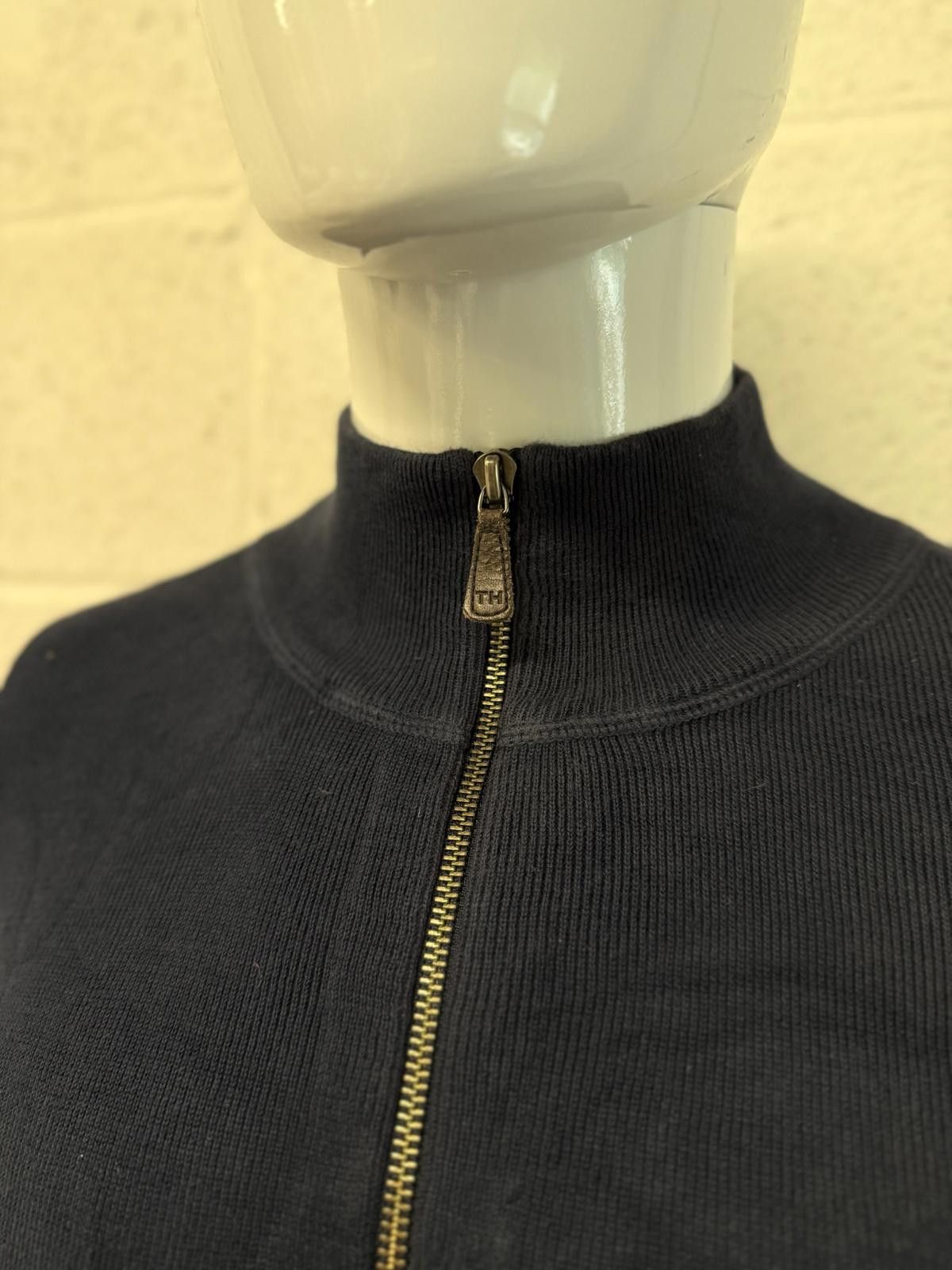Tommy Hilfiger Tommy Hilfiger Navy 1/4 Zip Neck Sweater Mens Size XL Size US XL / EU 56 / 4 - 4 Thumbnail