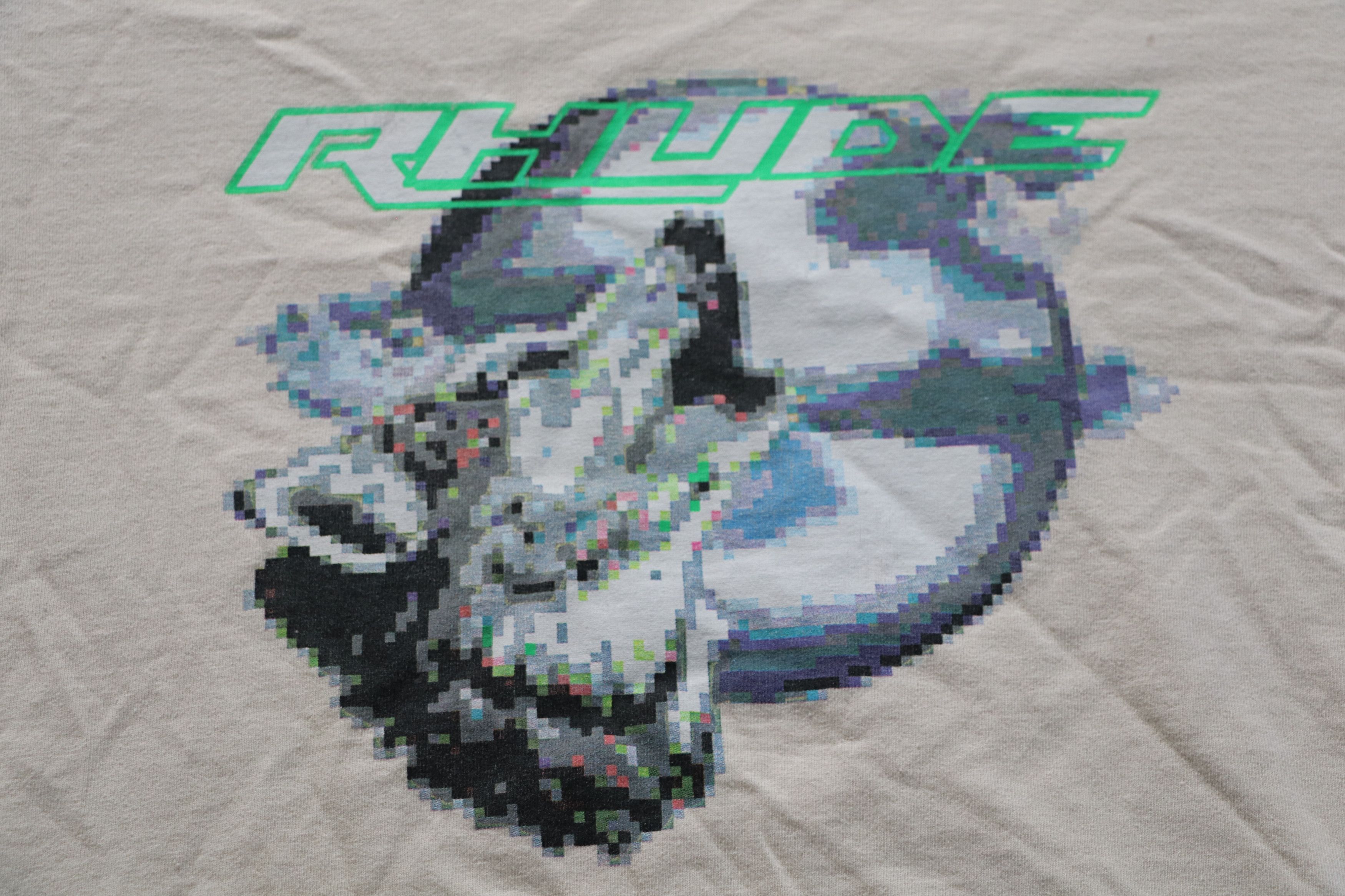 Rhude Classic Rhude digital wold howl T-shirt Size US L / EU 52-54 / 3 - 2 Thumbnail