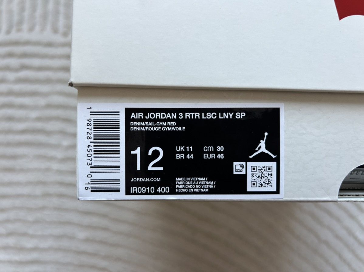 Jordan Brand × Levi's Levi’s x Air Jordan 3 Retro (Lunar New Year) Size US 12 / EU 45 - 7 Thumbnail