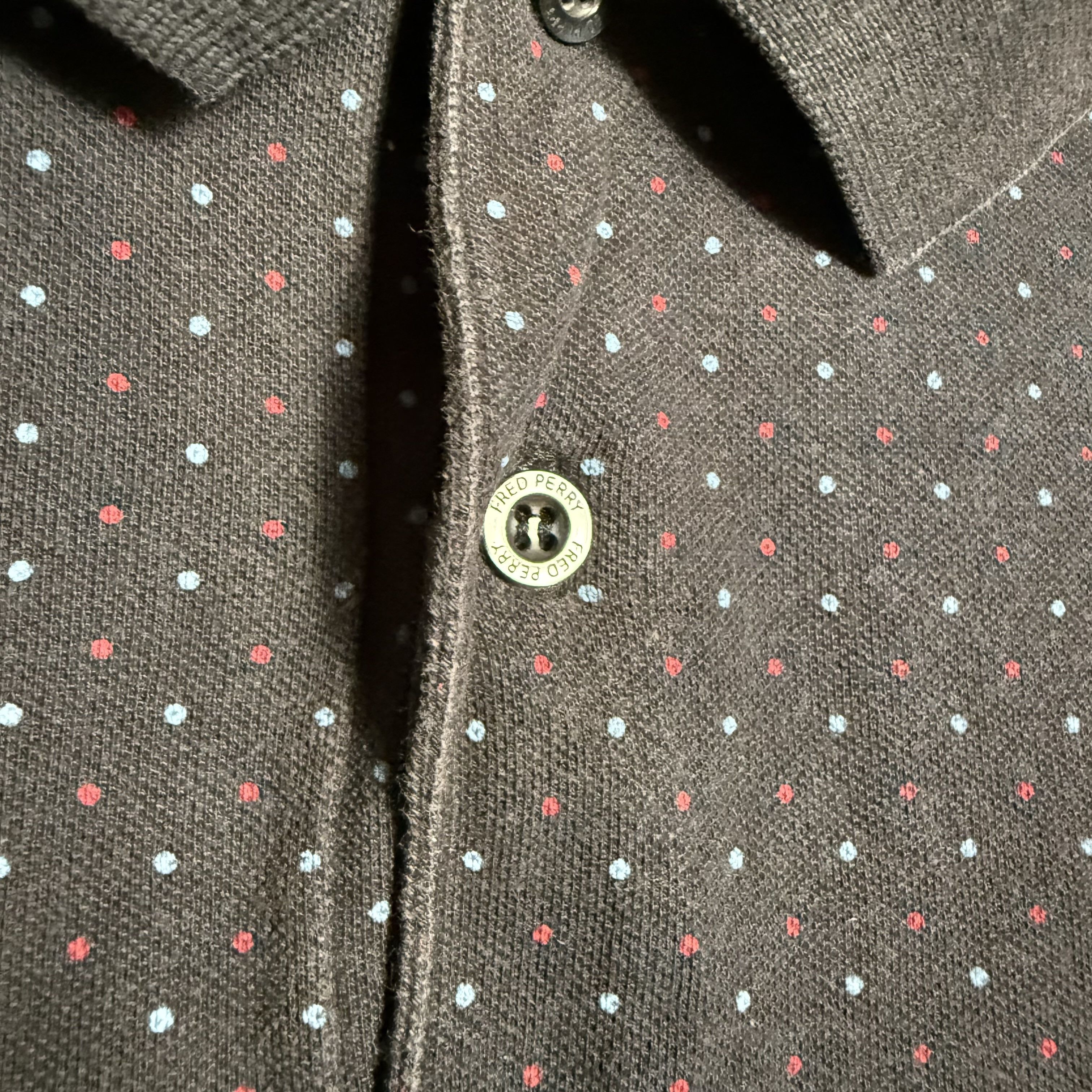 Fred Perry 🔥RARE🔥Vintage Fred Perry Polka Dot Embroidery Logo Polo Size US XXL / EU 58 / 5 - 3 Thumbnail