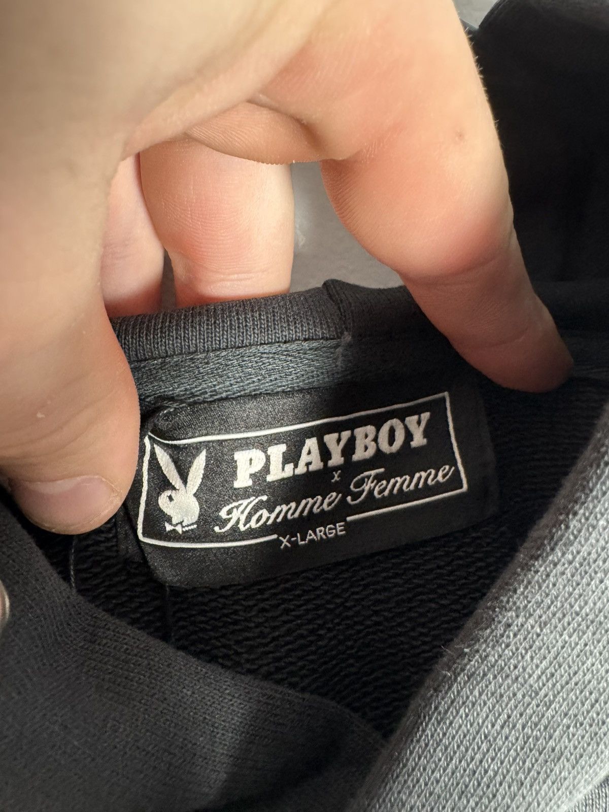 Homme + Femme La Homme x Femme x playboy hoodie black Size US XL / EU 56 / 4 - 5 Thumbnail