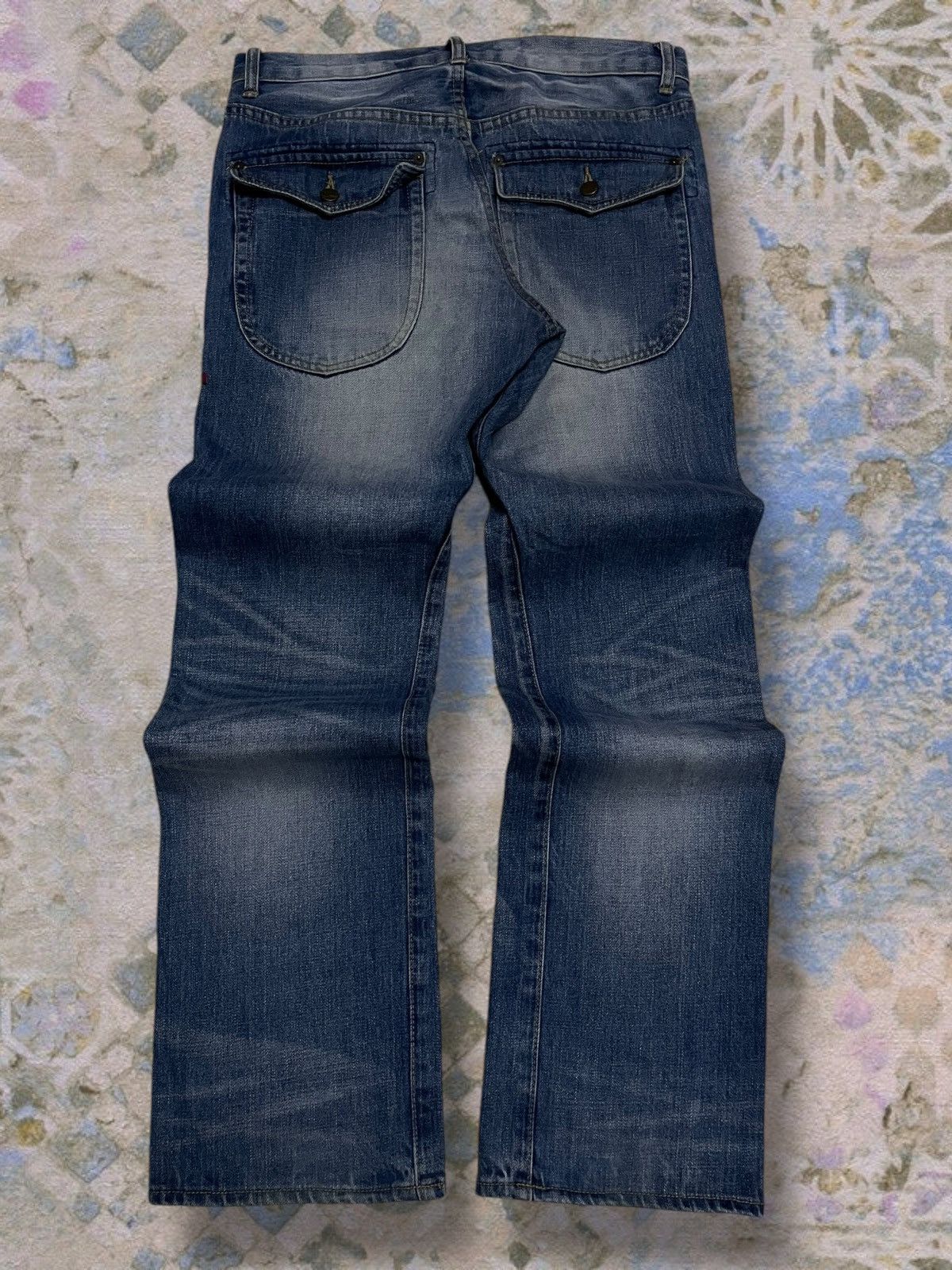 Takeo Kikuchi Vintage Og 1990s Japan Takeo Kikuchi Traditional Koi Denim Size US 32 / EU 48 - 10 Thumbnail